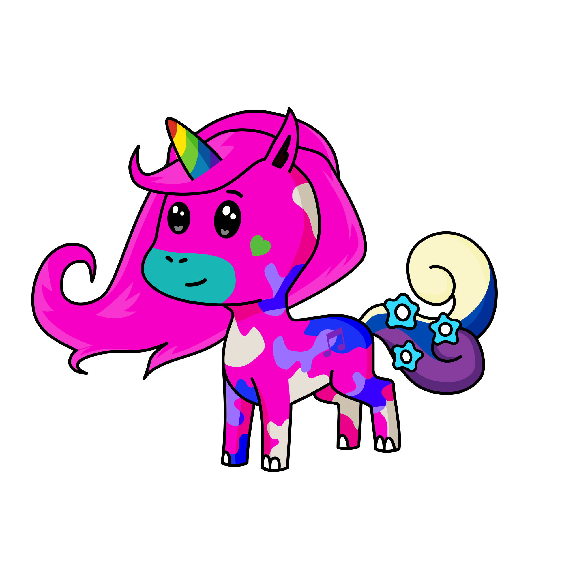 Angelcorn, the unicorn