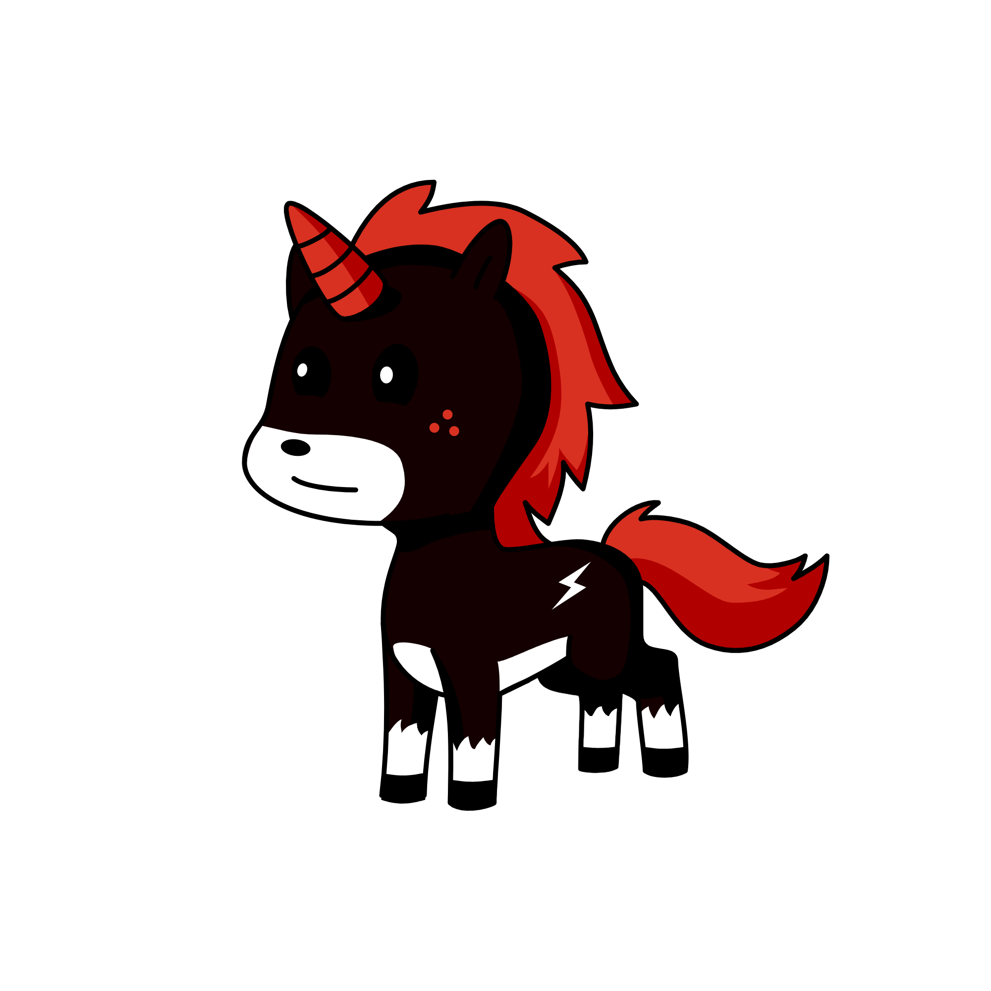 evil unicorn-inspired by the adopt me unis, the unicorn