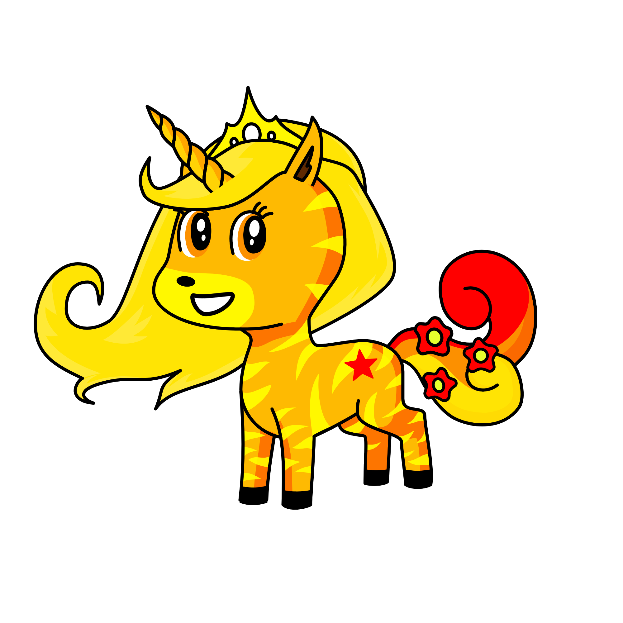 Princess Summer, the unicorn
