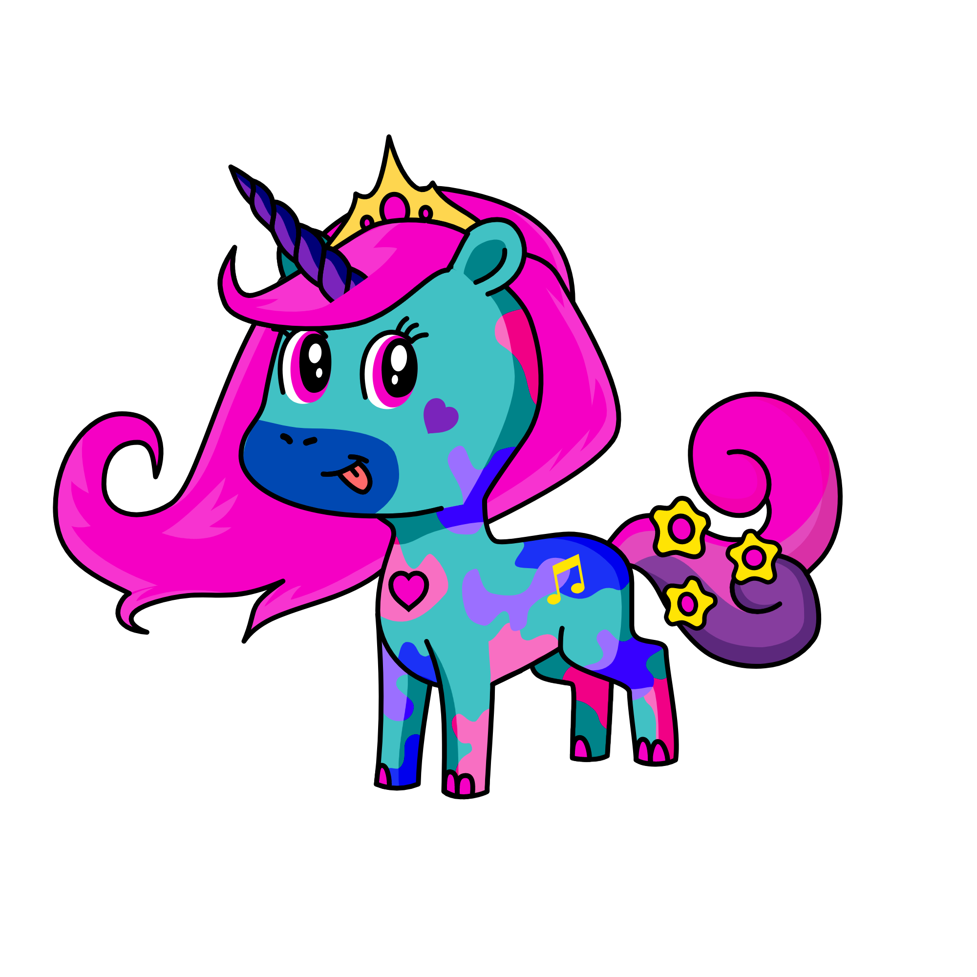 queen cutie, the unicorn