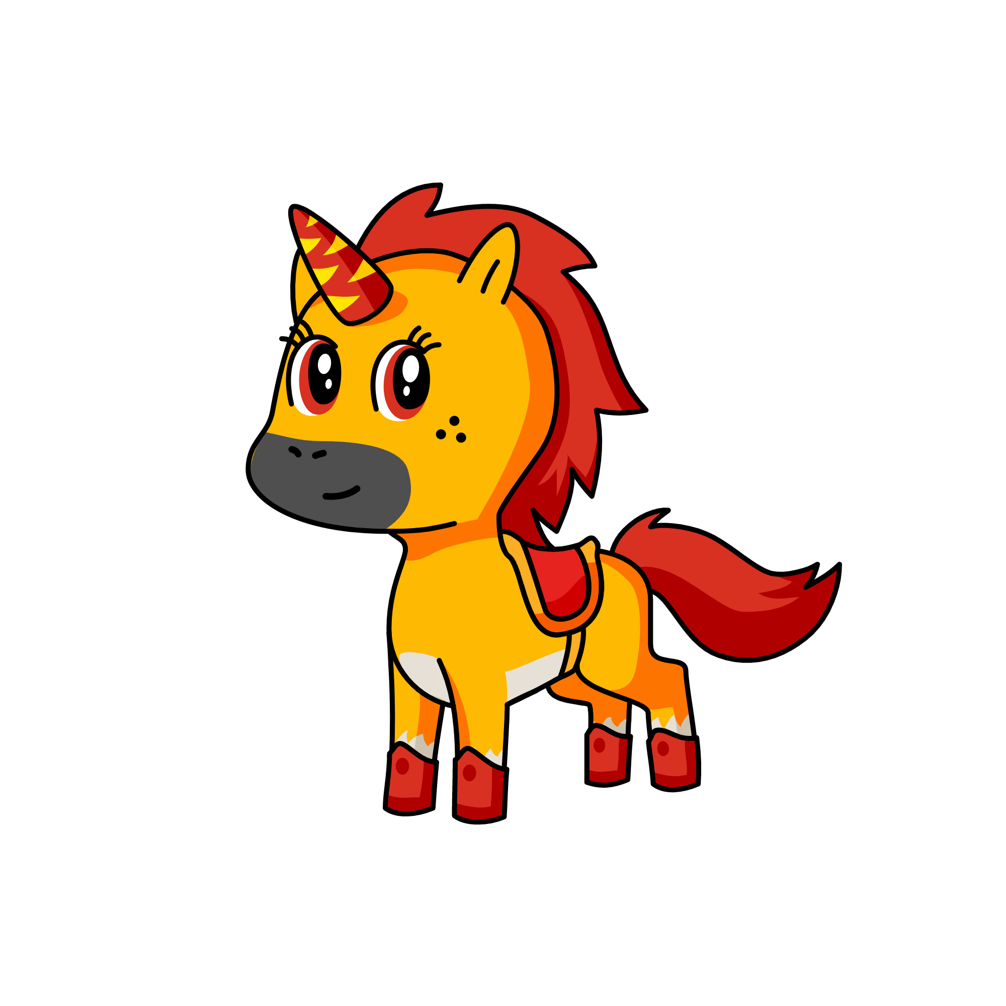 firecorn, the unicorn