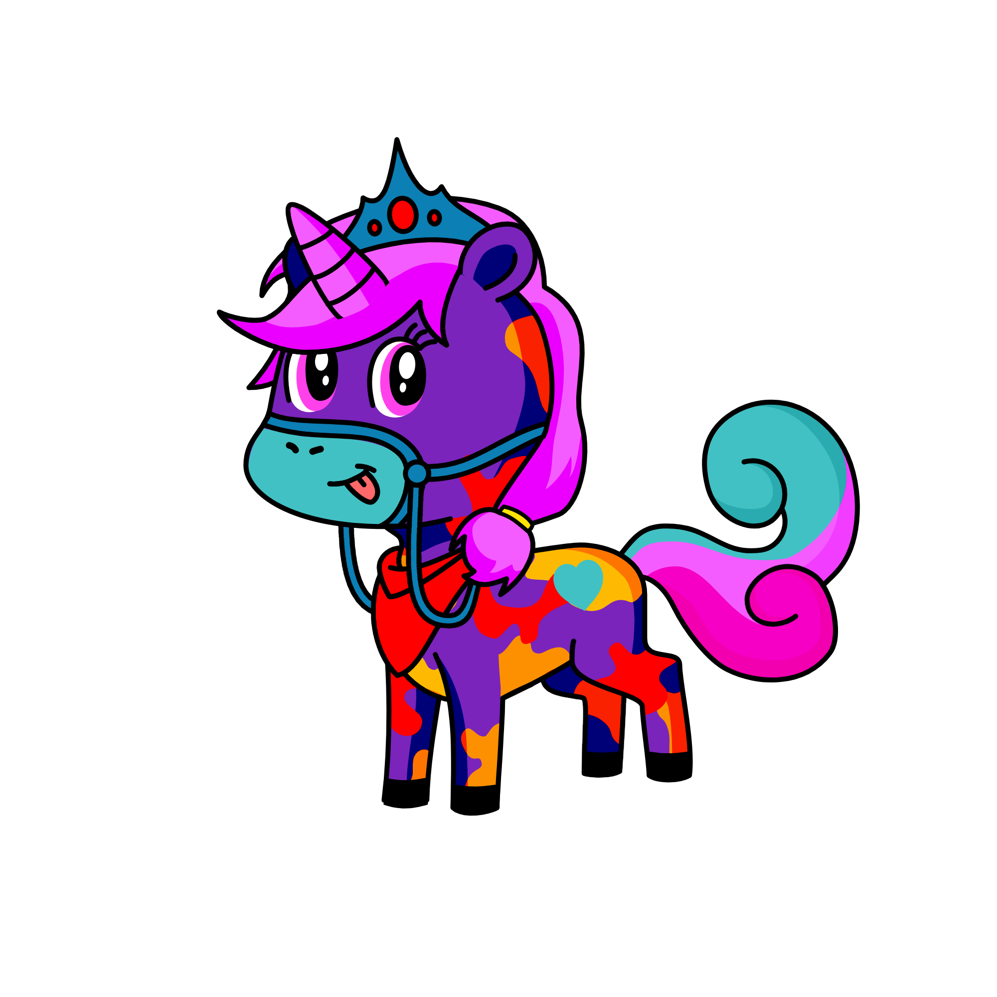 Strawberry, the unicorn