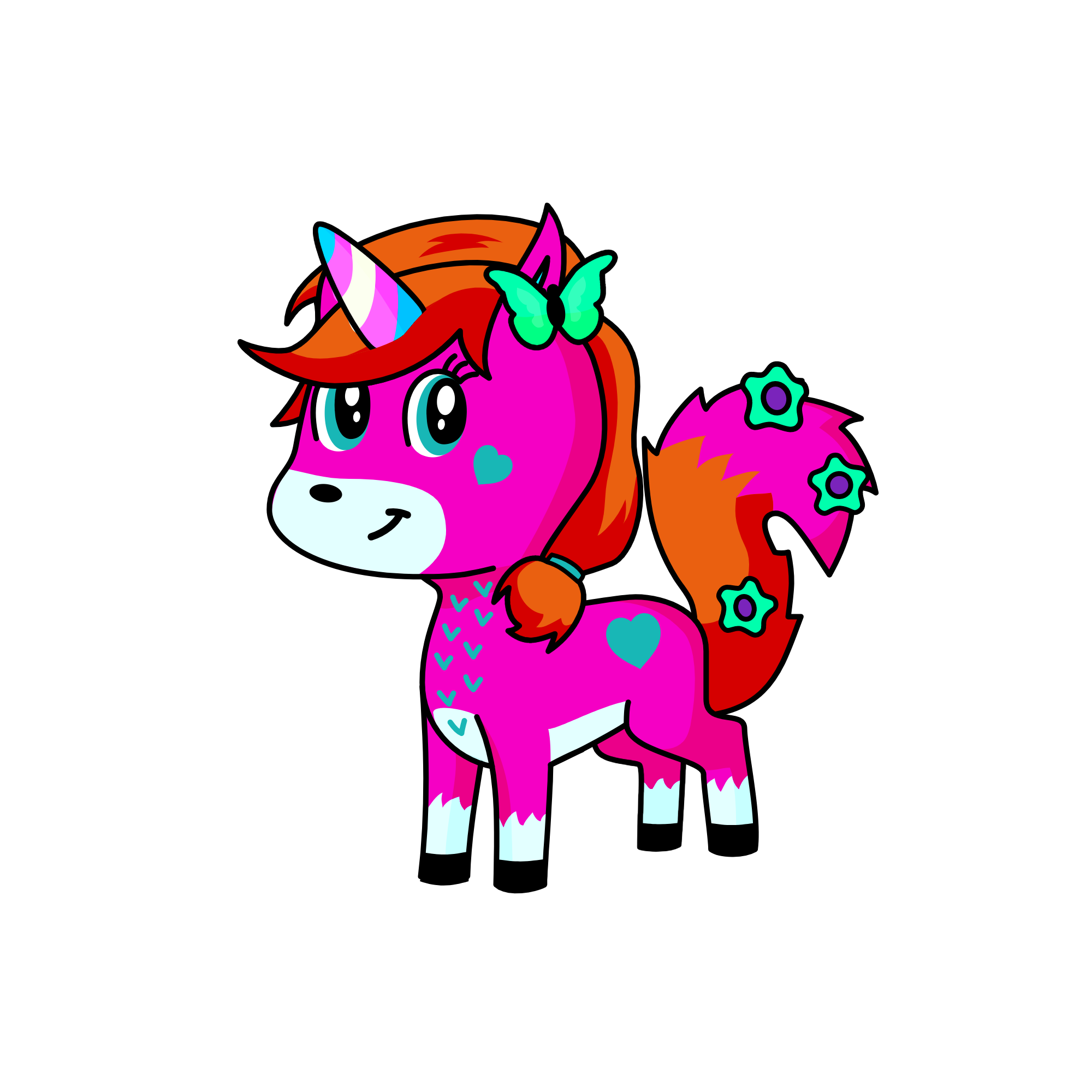 Ember, the unicorn