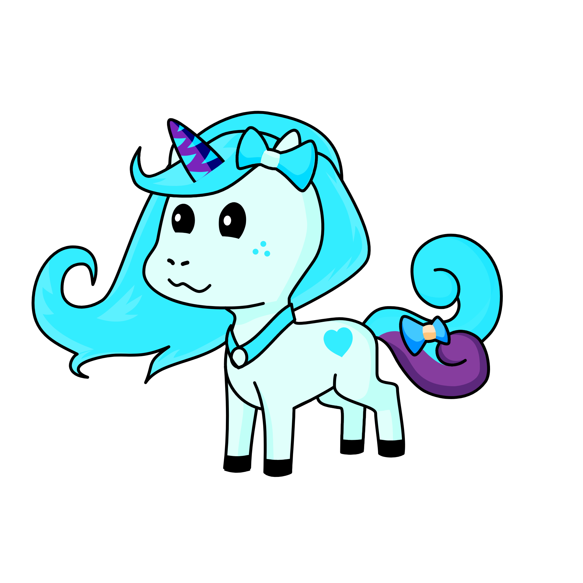 glaciya, the unicorn