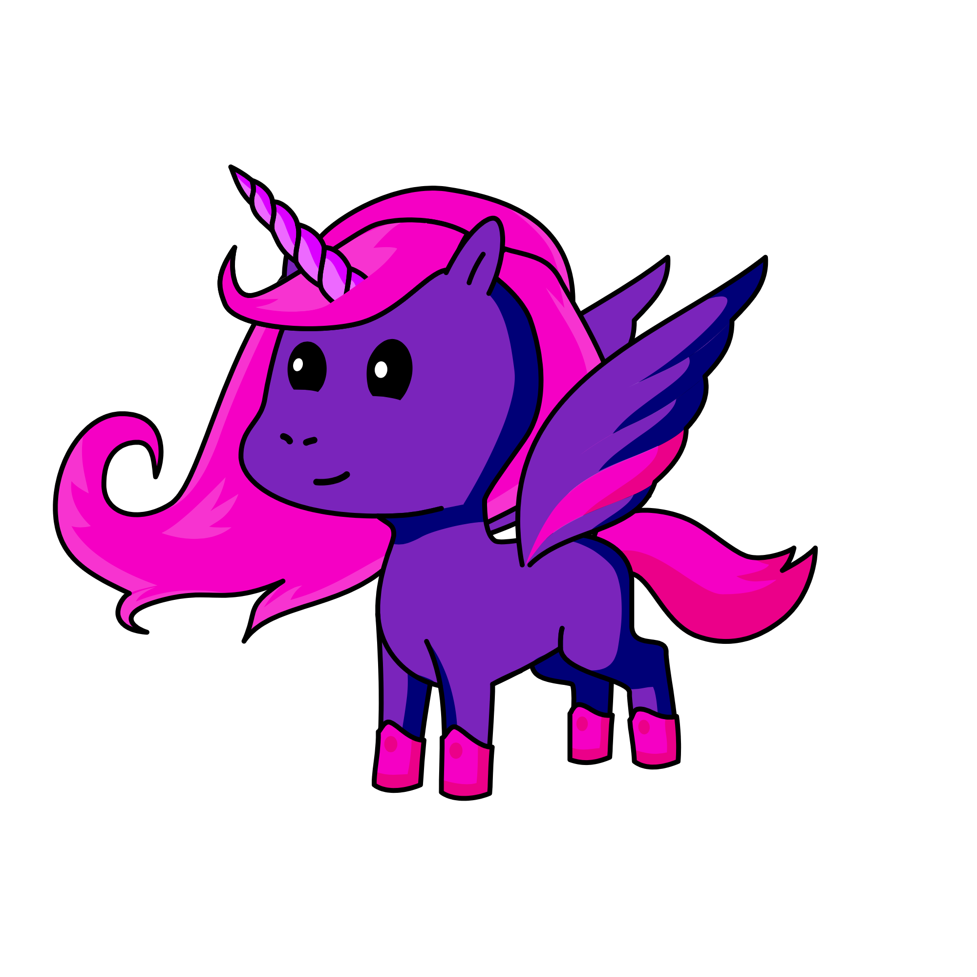 Princess melody, the unicorn