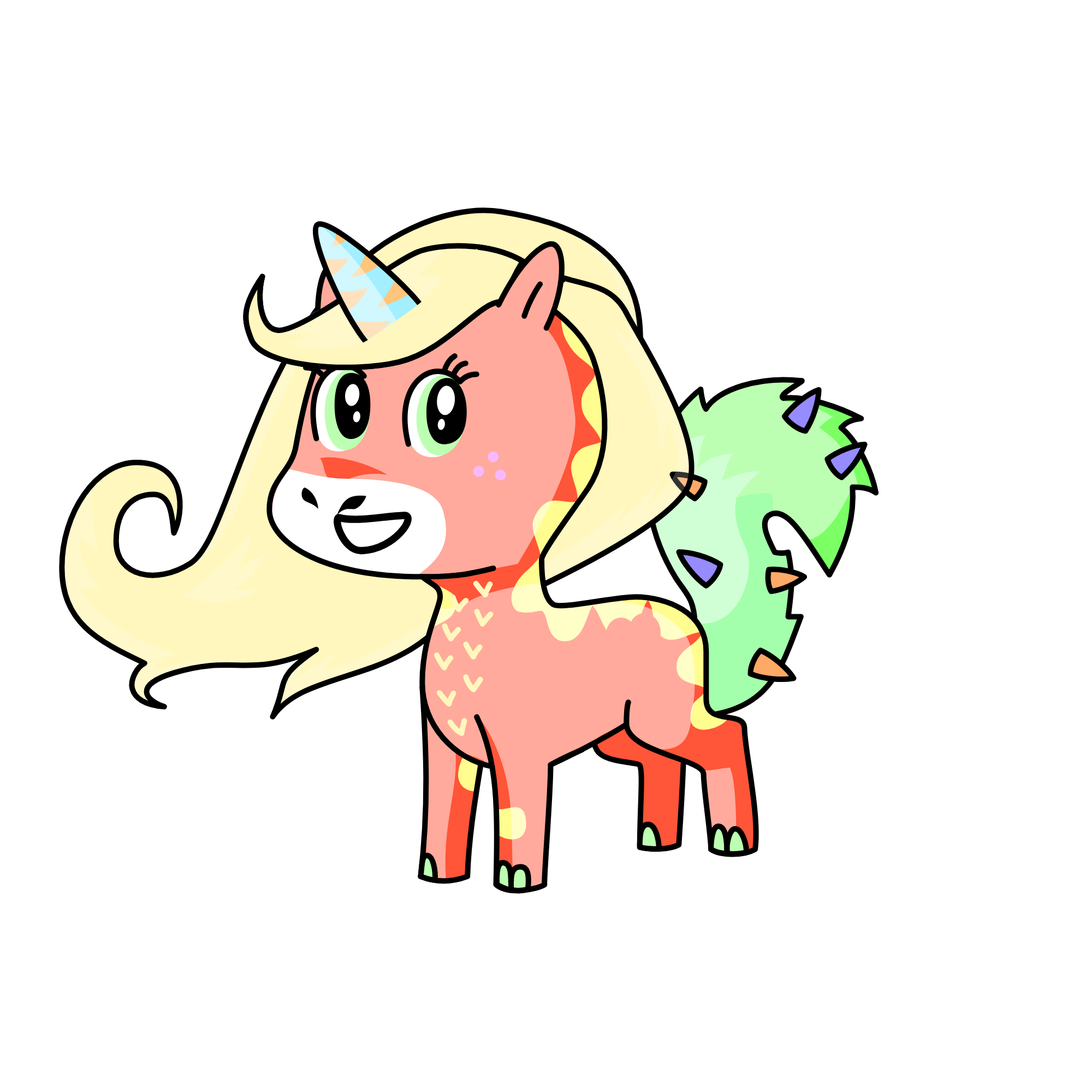 ran, the unicorn