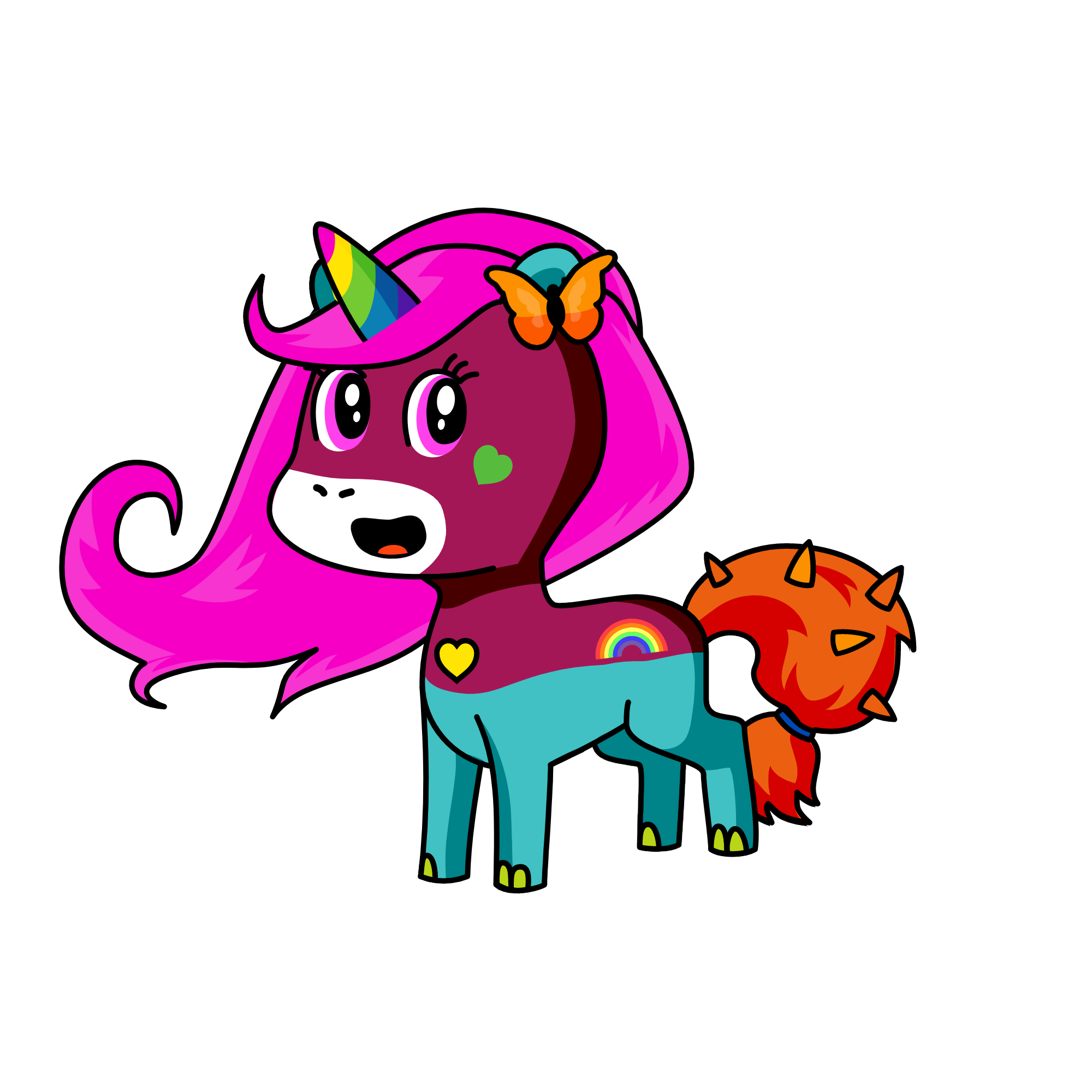 jolly twinkle toes , the unicorn