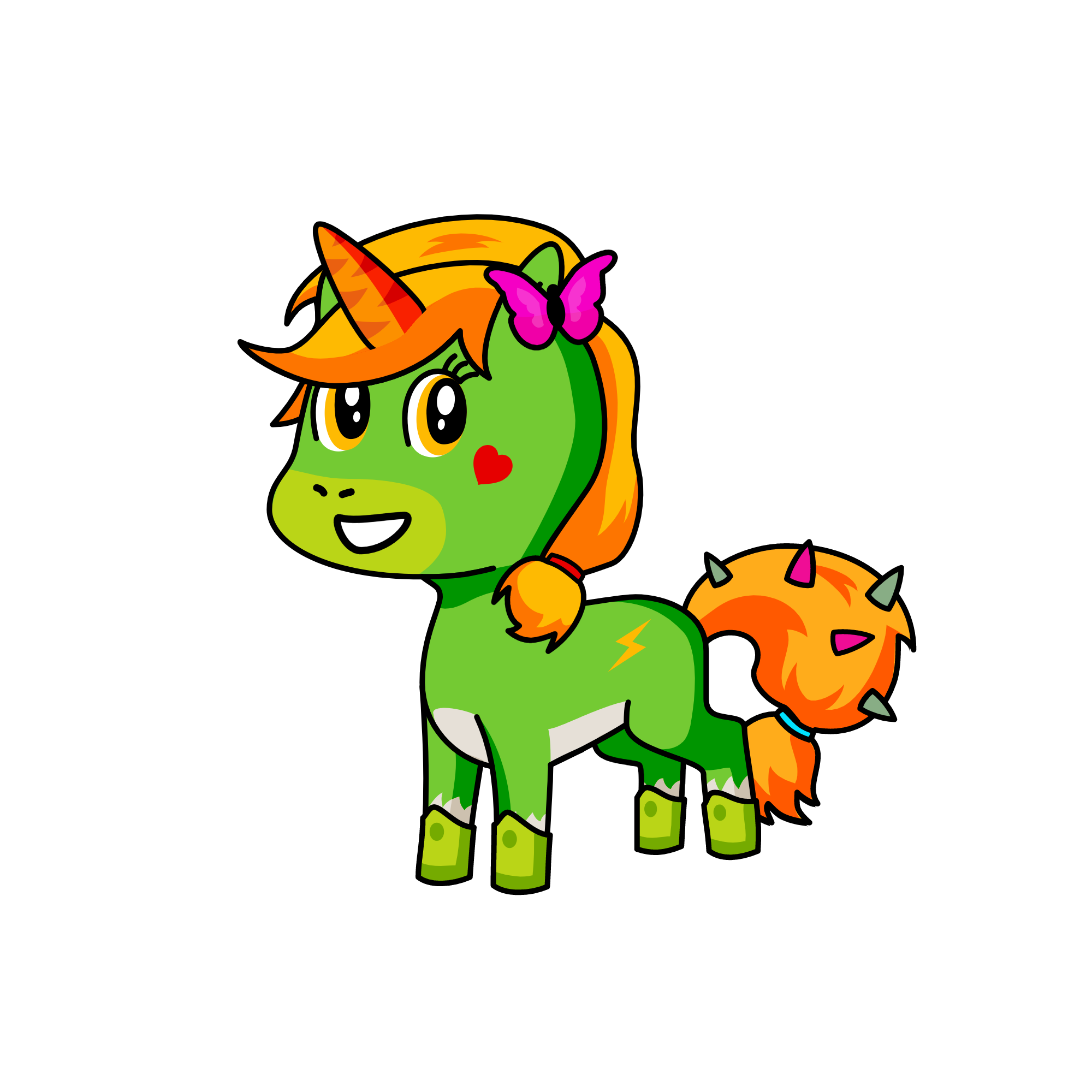 Butter bean, the unicorn