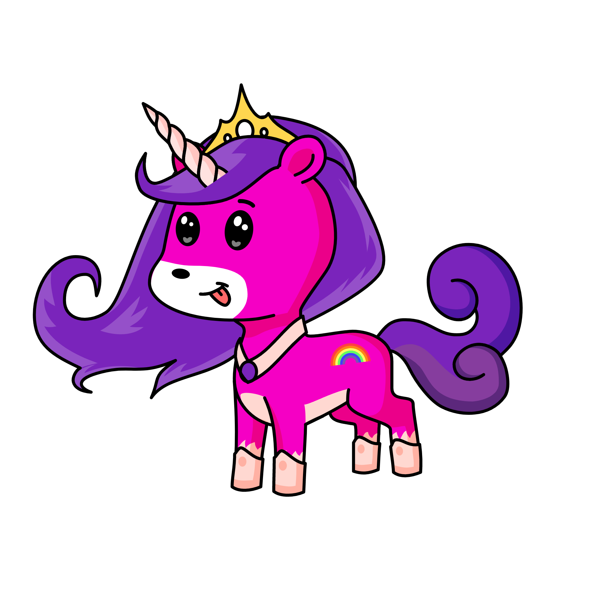rainbow, the unicorn