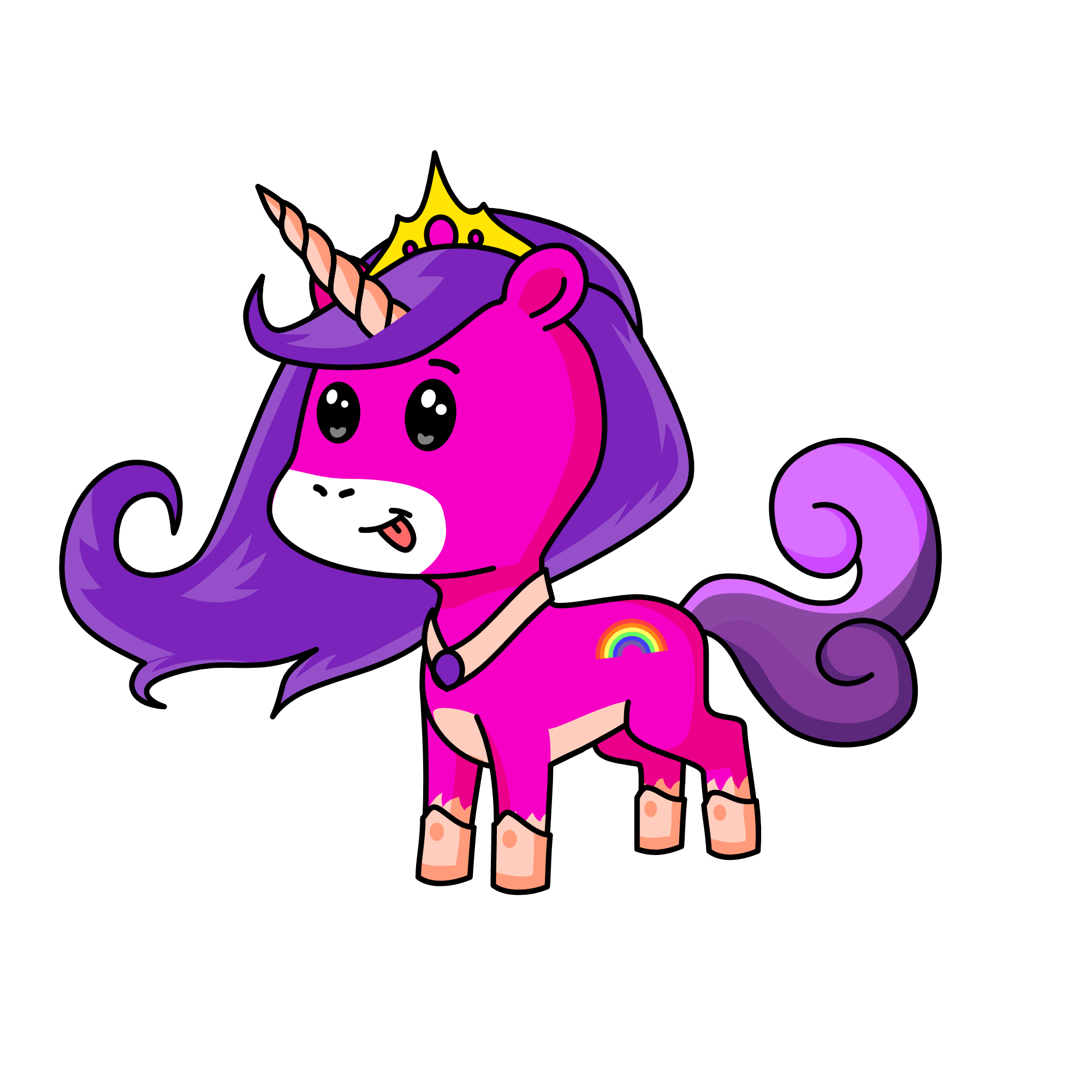 Rainboom, the unicorn