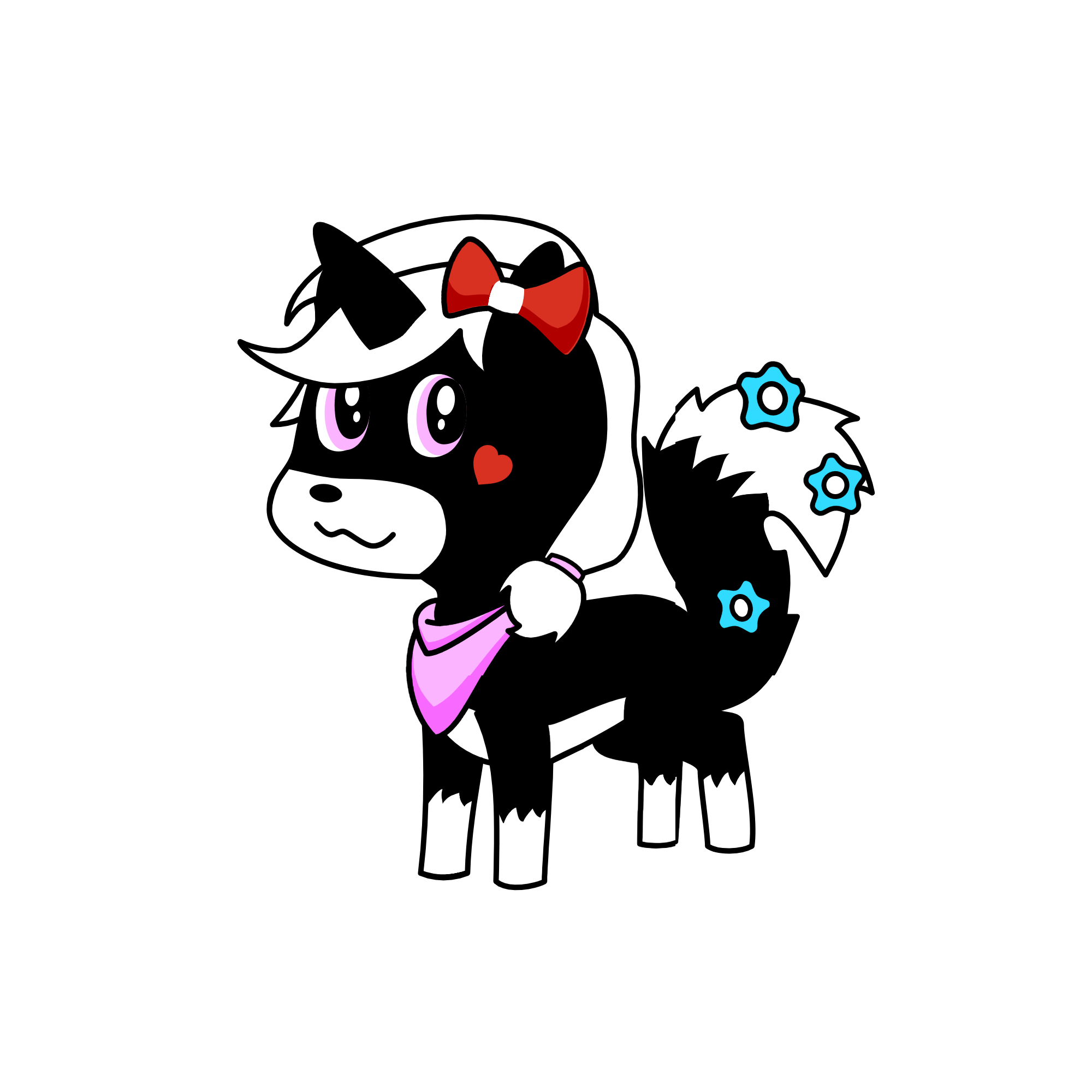 Melody, the unicorn