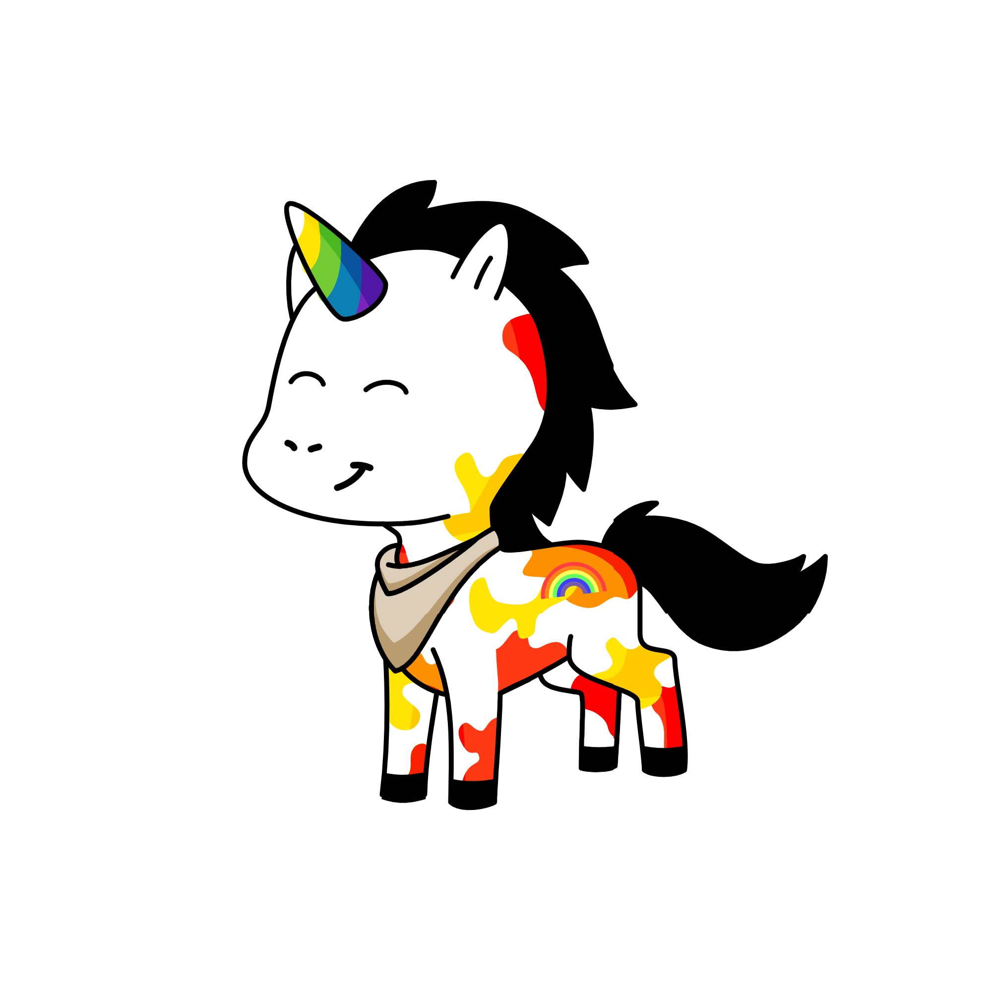 Inky, the unicorn