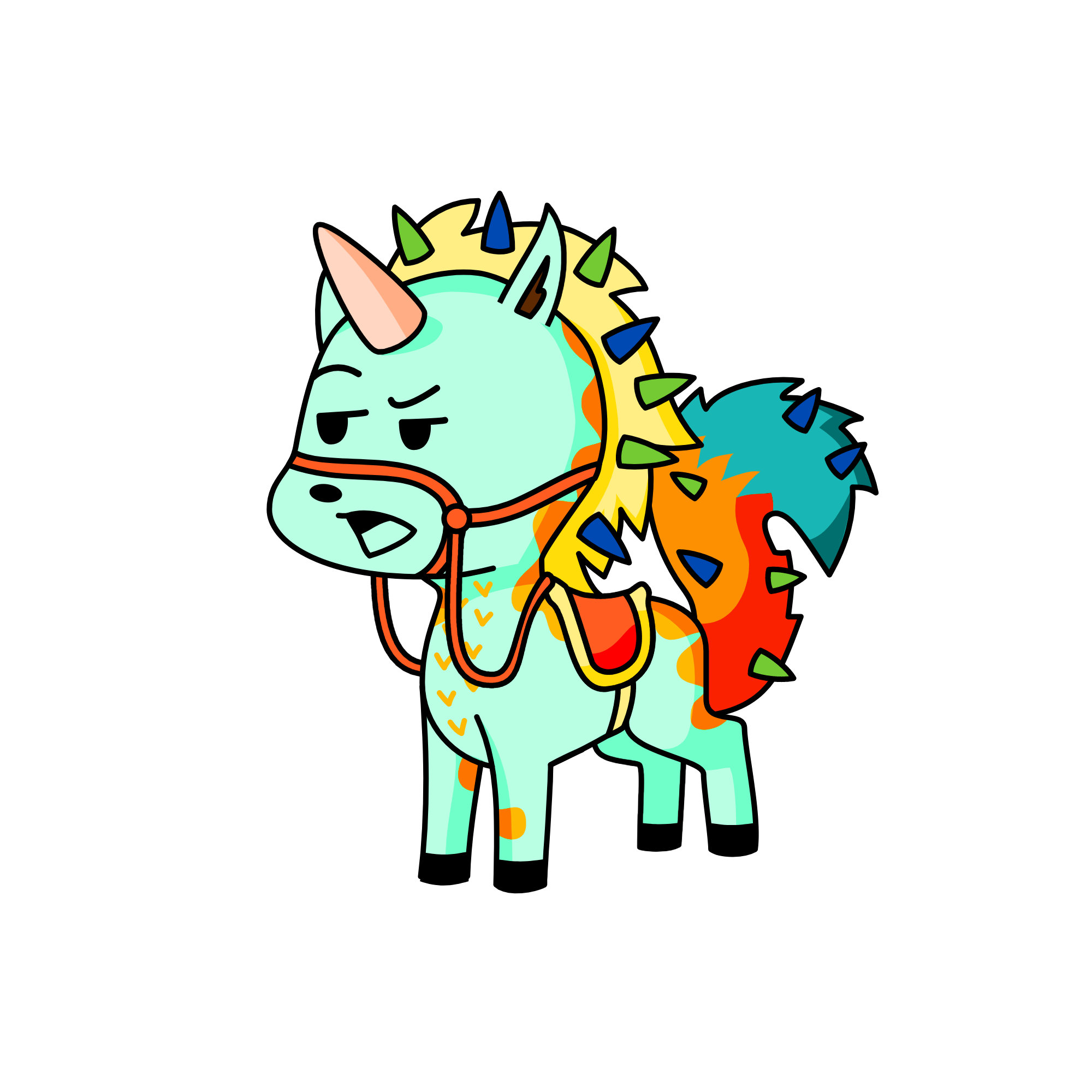 Sneezy, the unicorn
