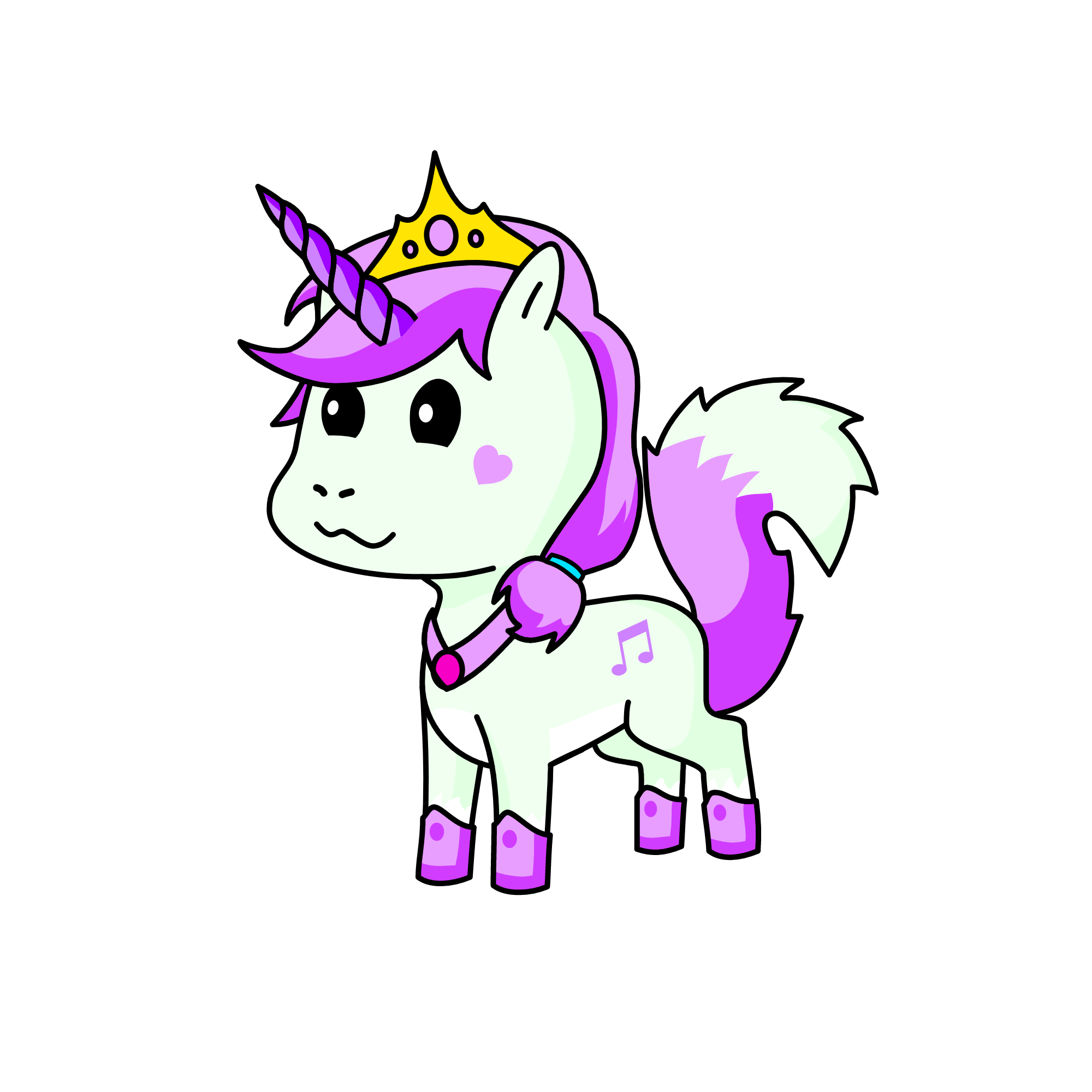 Crystal, the unicorn