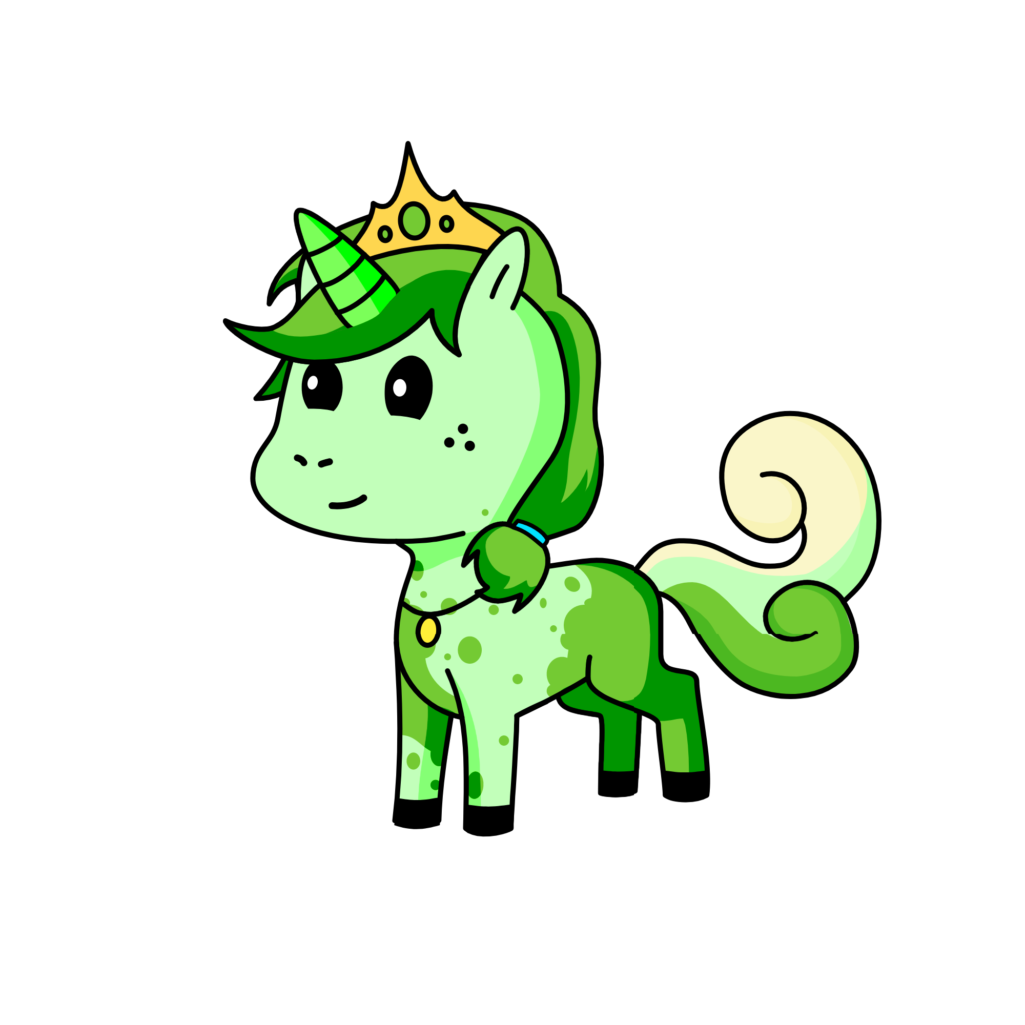 Green poppy , the unicorn