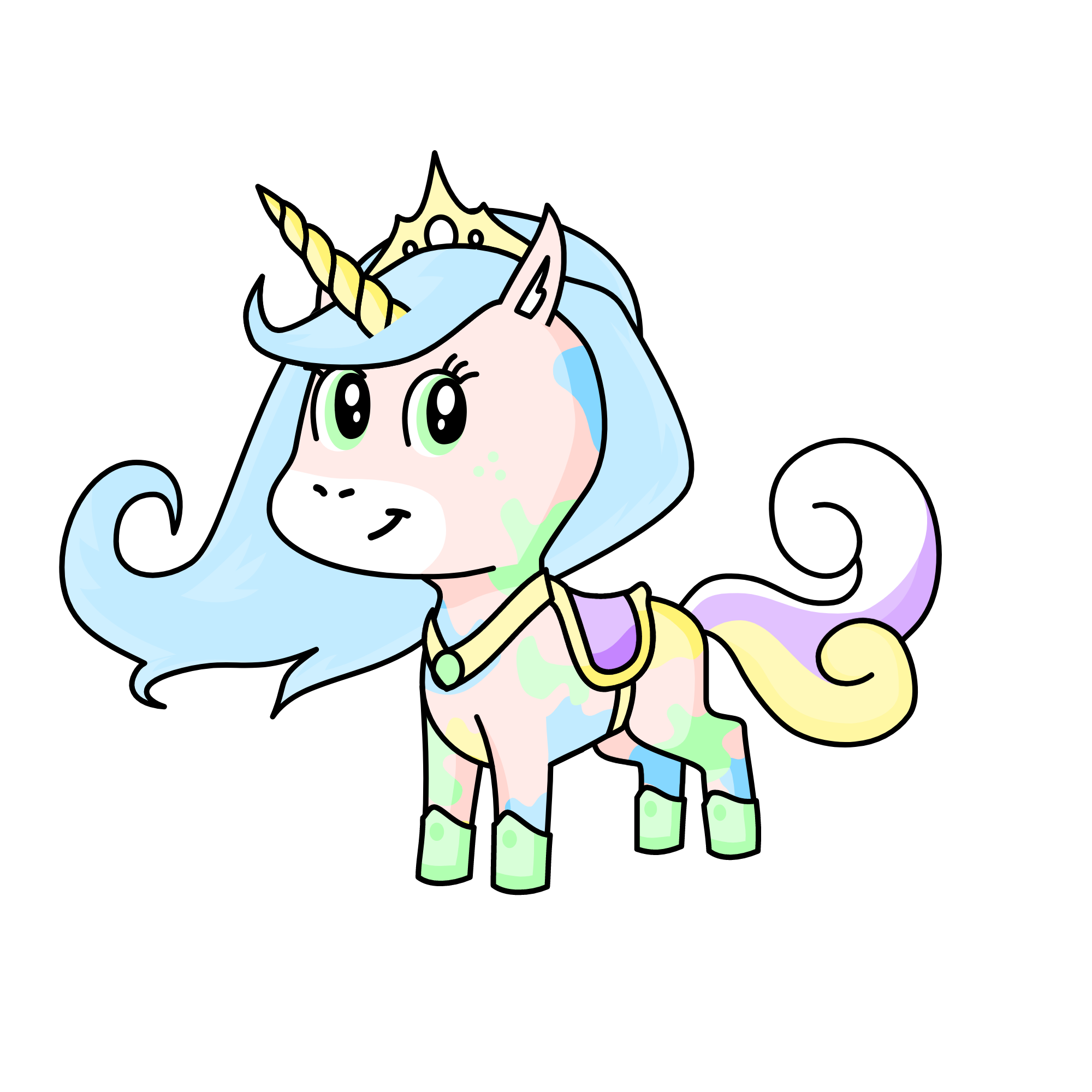 Pastel, the unicorn