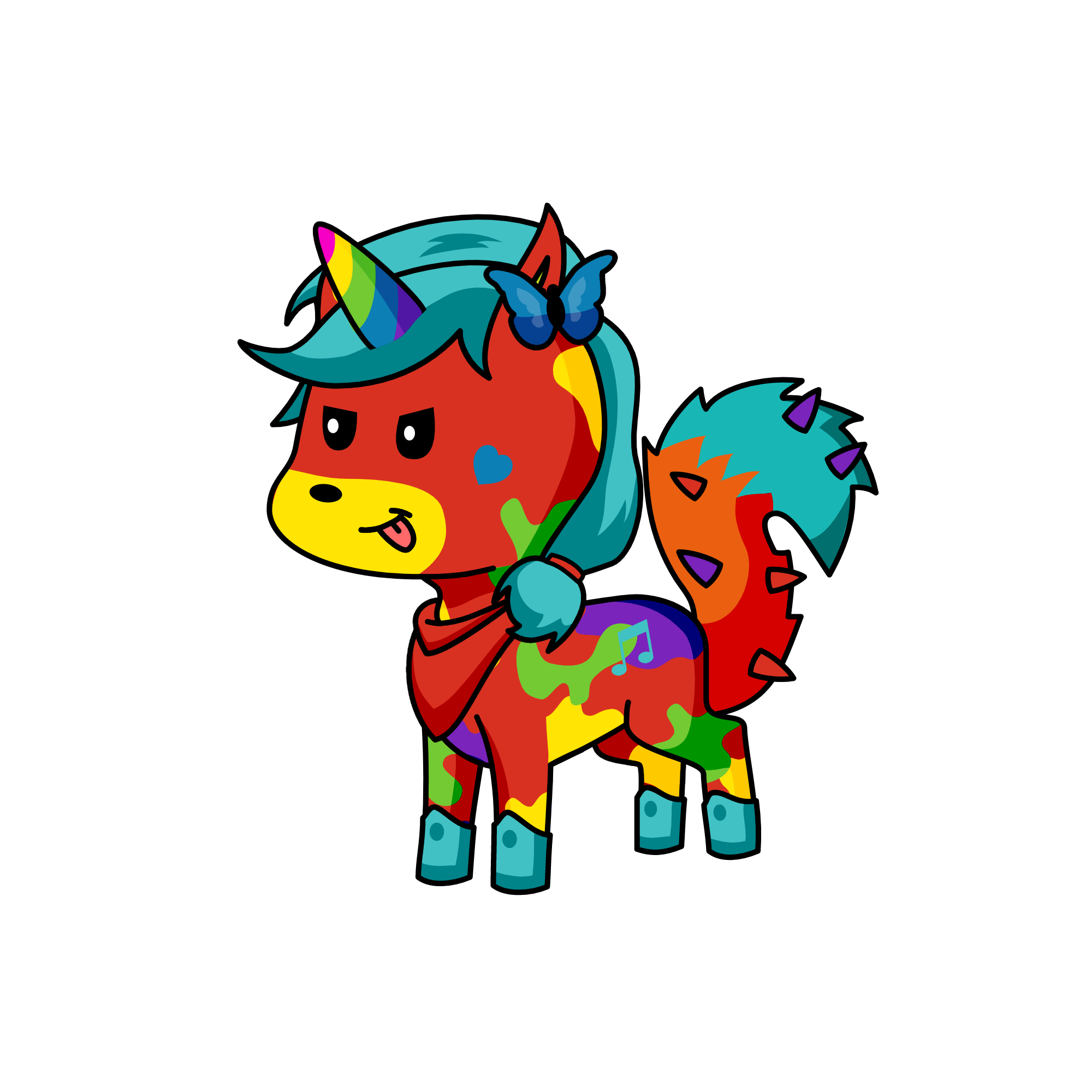Atiny, the unicorn