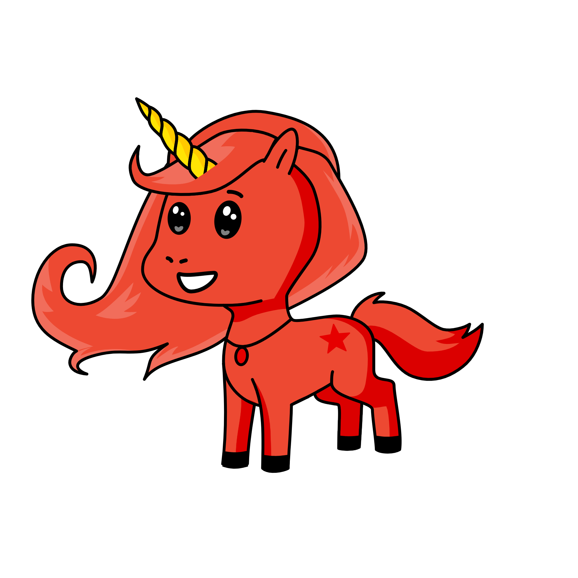 fire, the unicorn