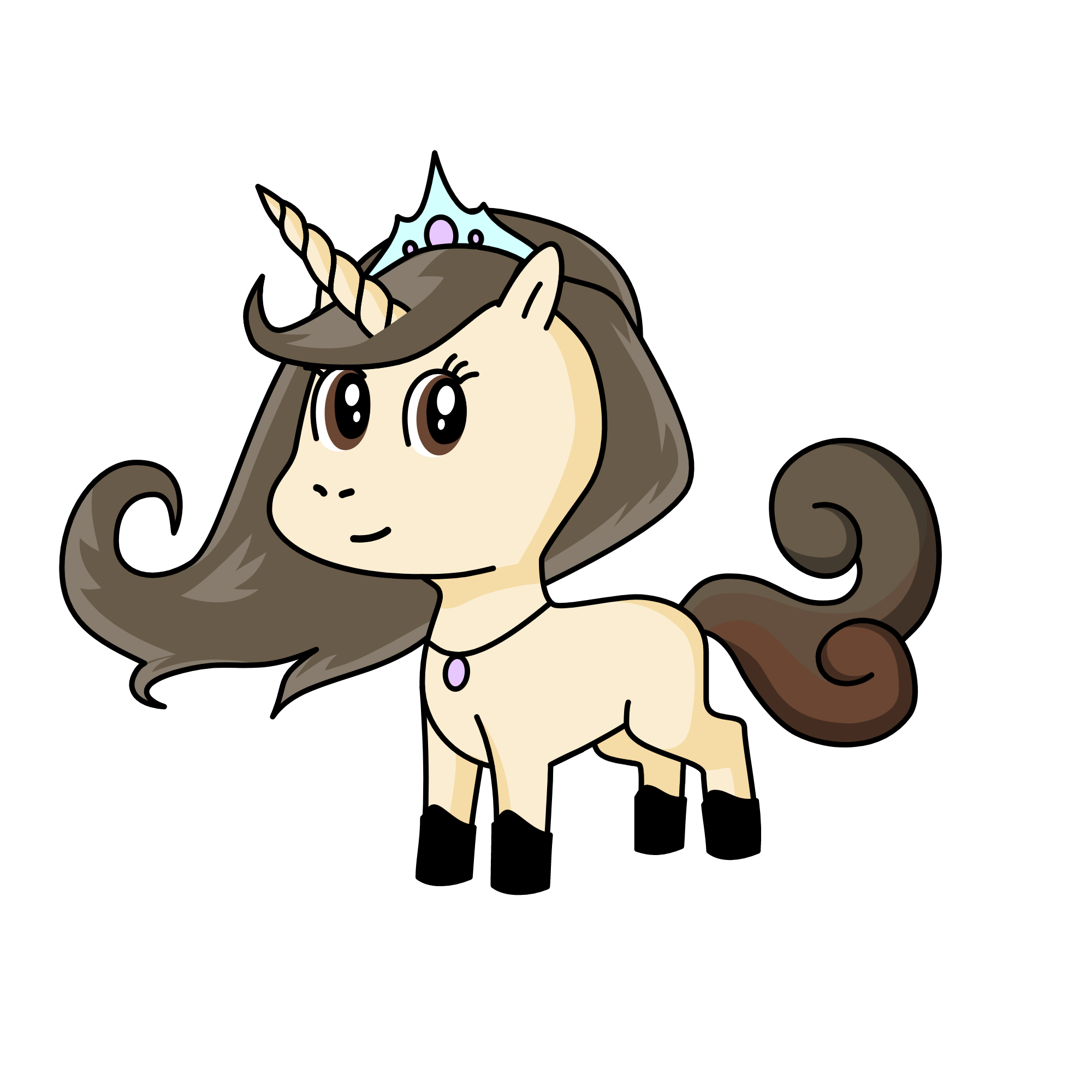 Dizzy, the unicorn