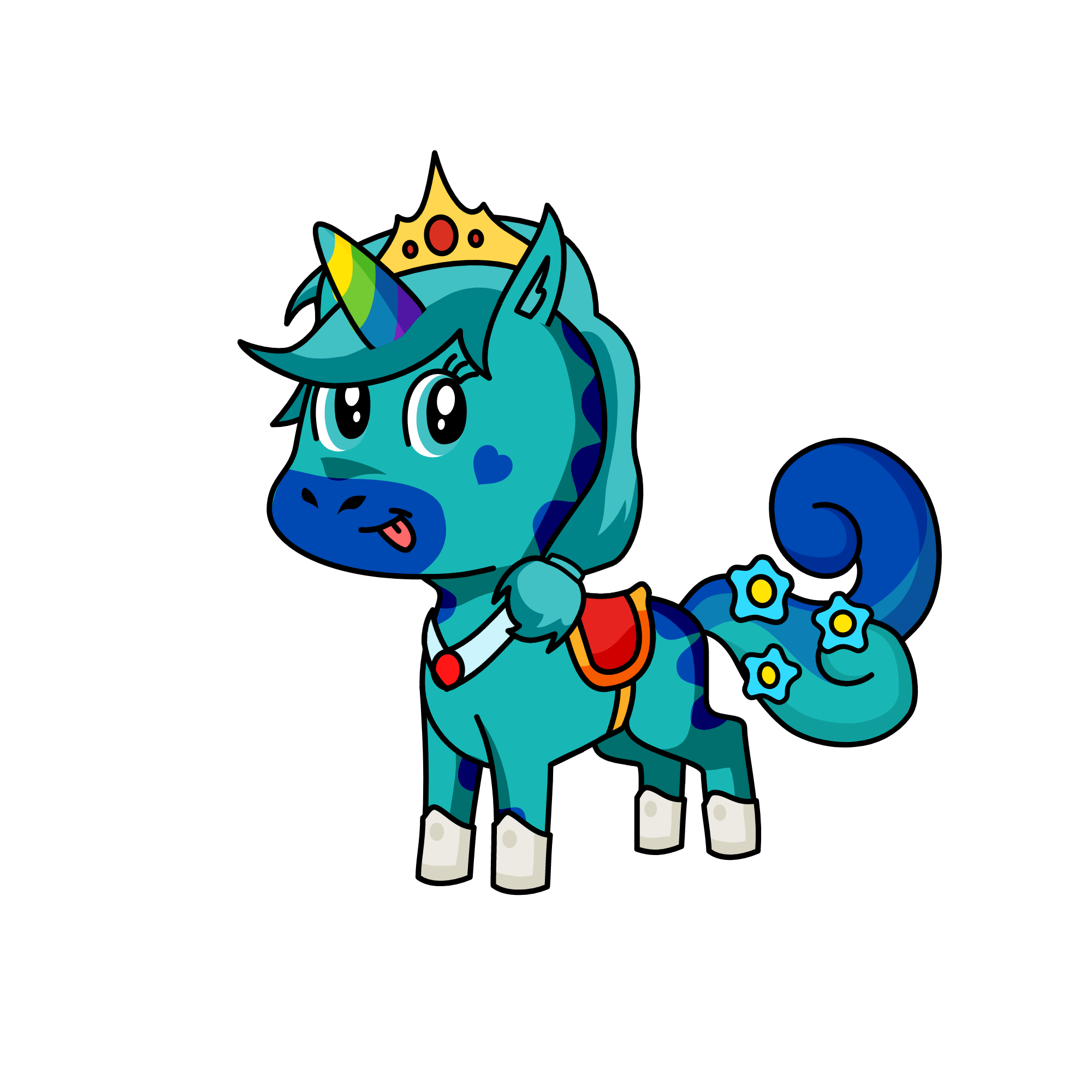 Moonlight, the unicorn