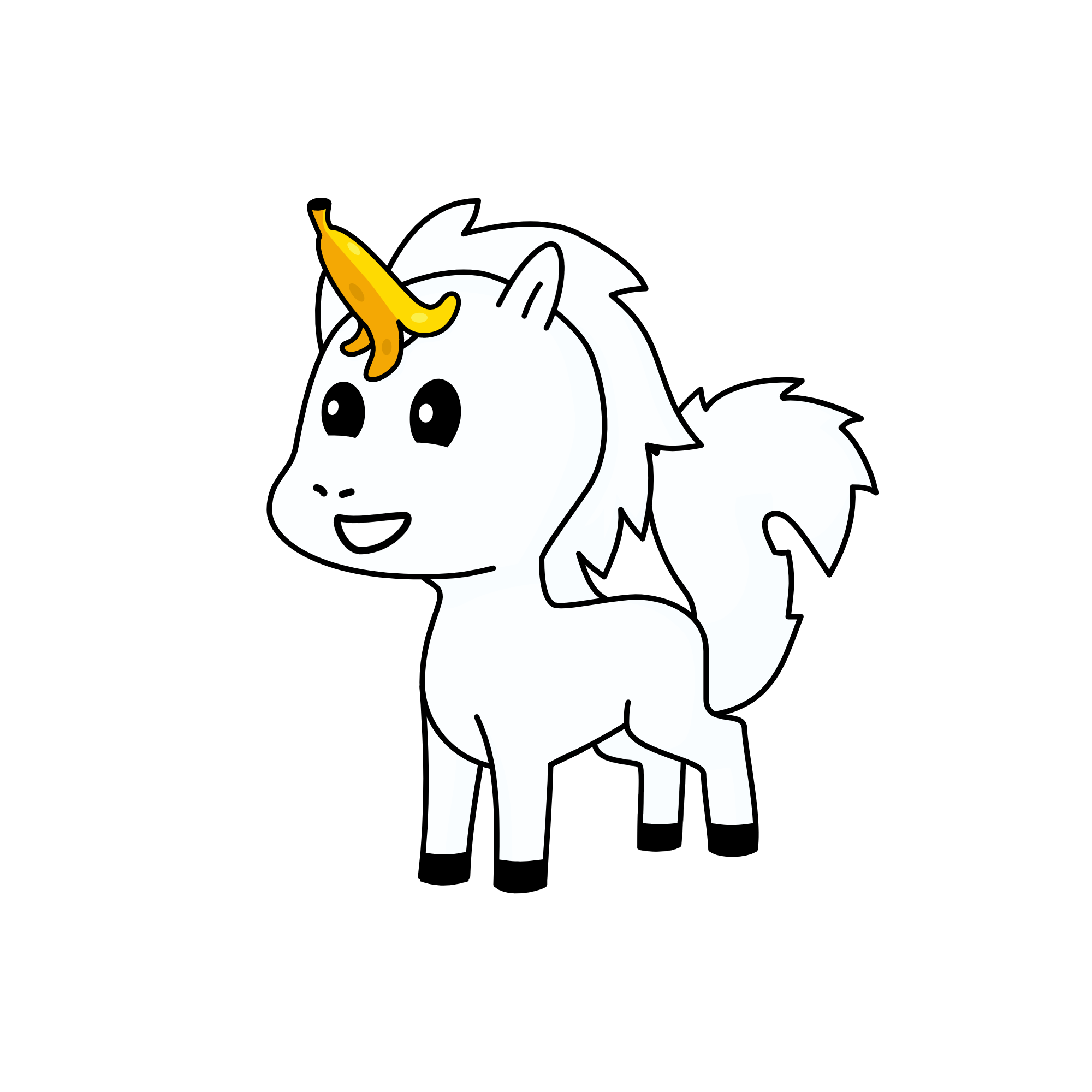 Look! Banana Peel! haha, the unicorn