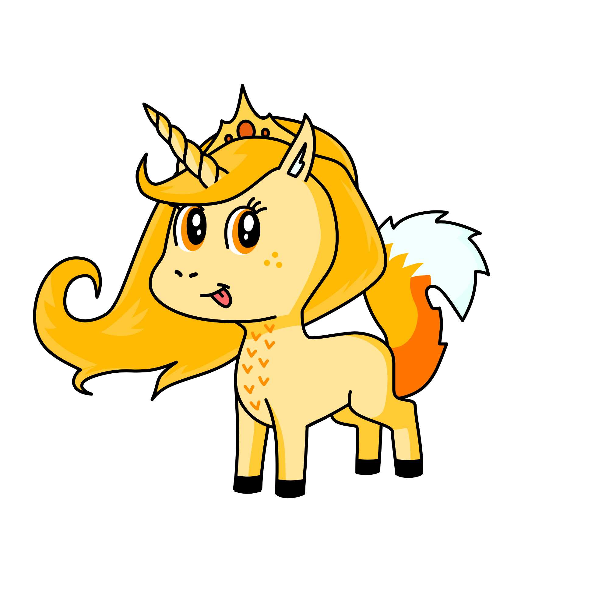 Foxy, the unicorn