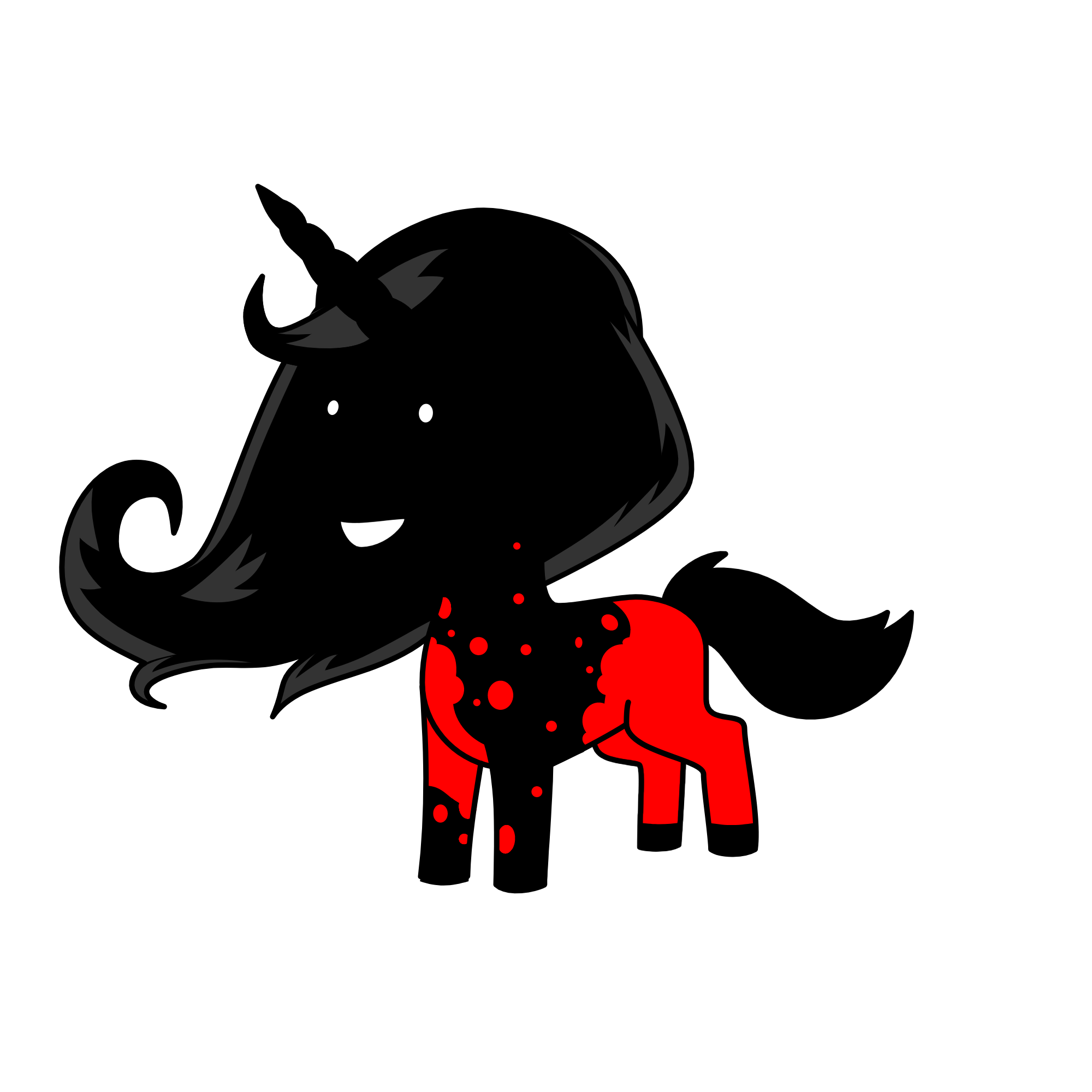 Black Kidnapper, the unicorn