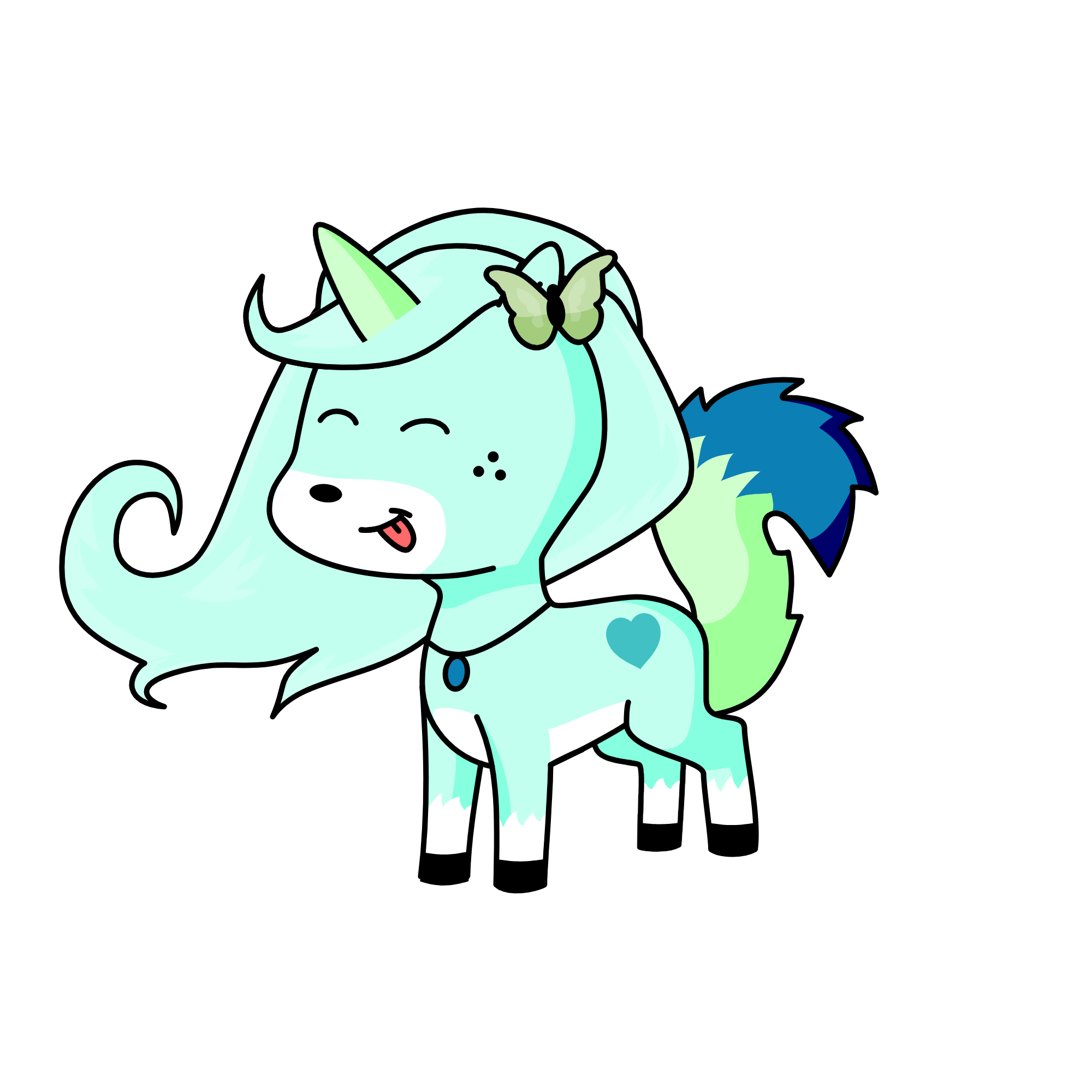 sleepy, the unicorn