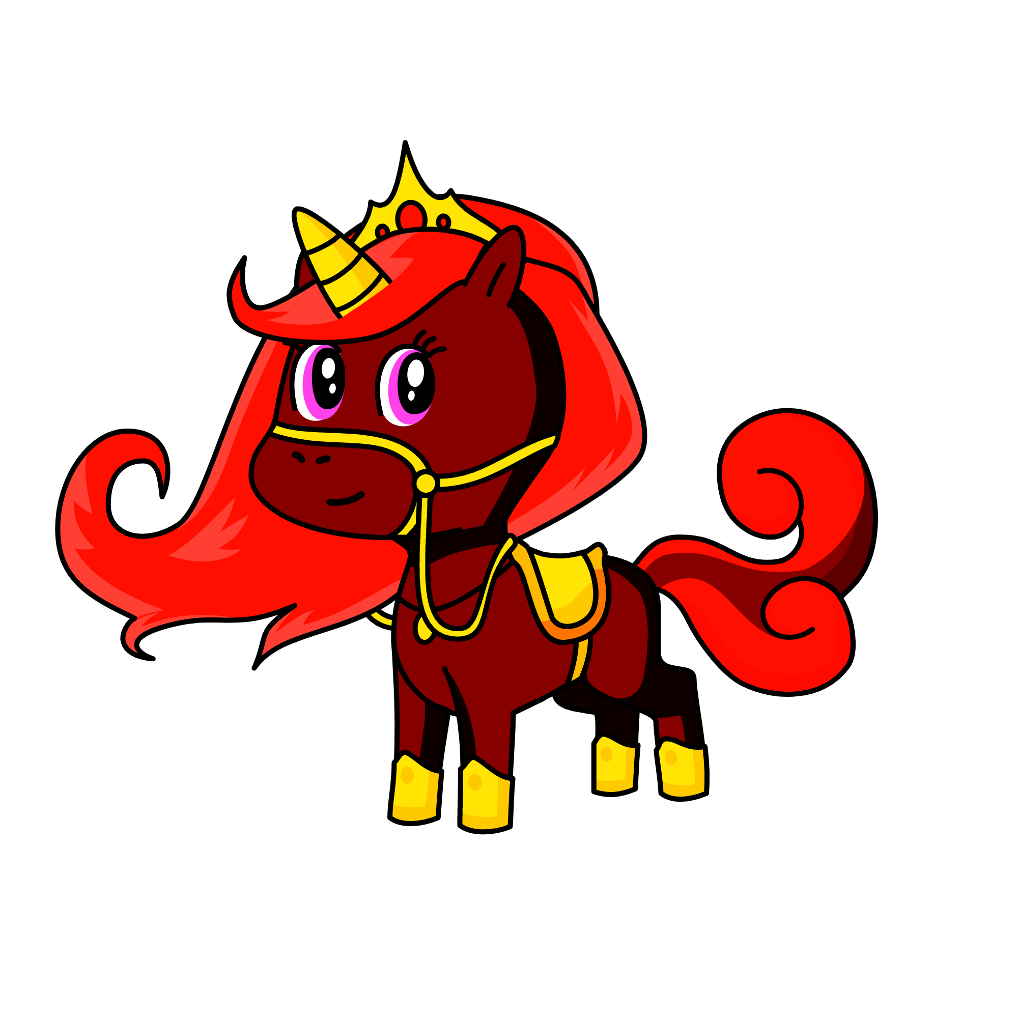ginger, the unicorn