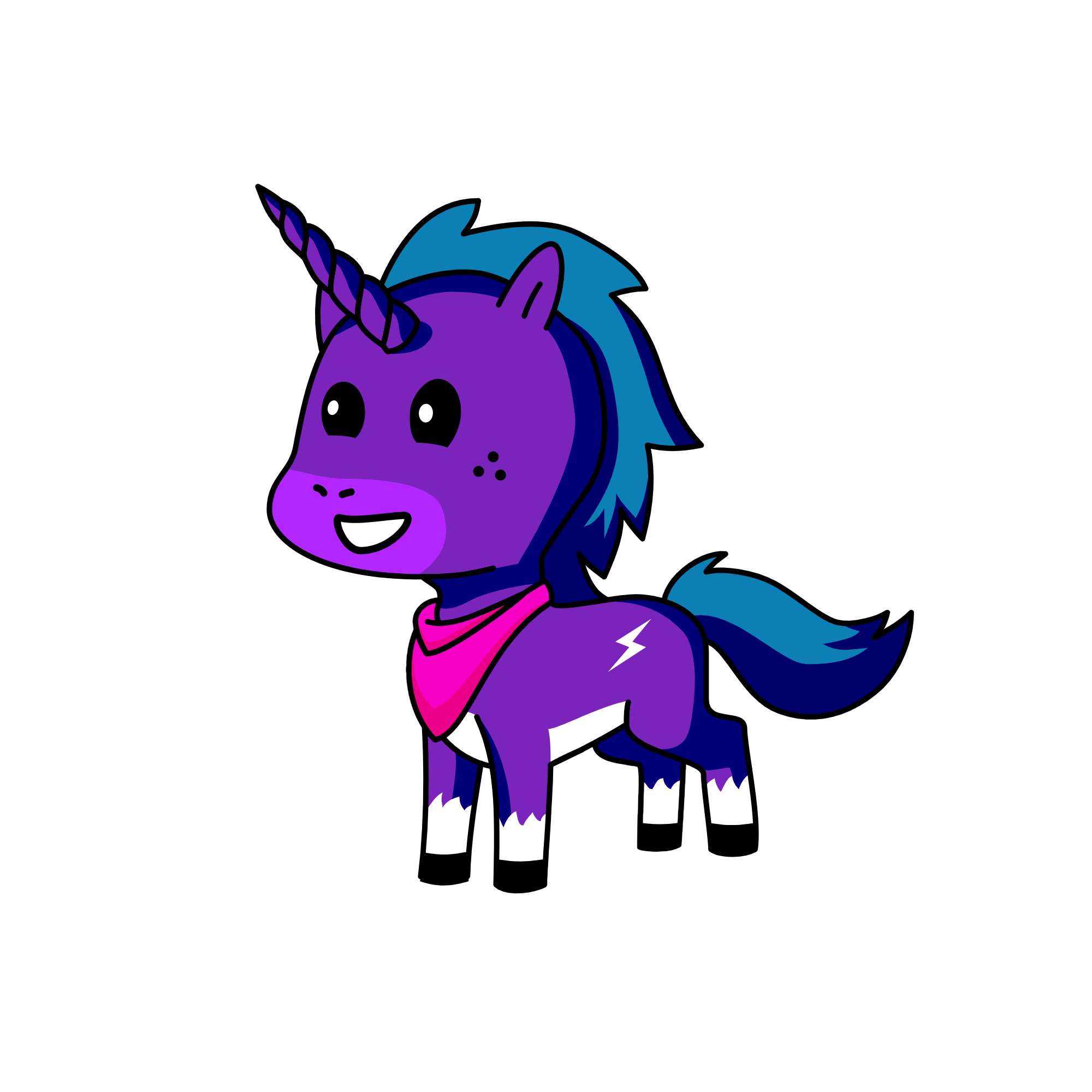 Moonshine, the unicorn