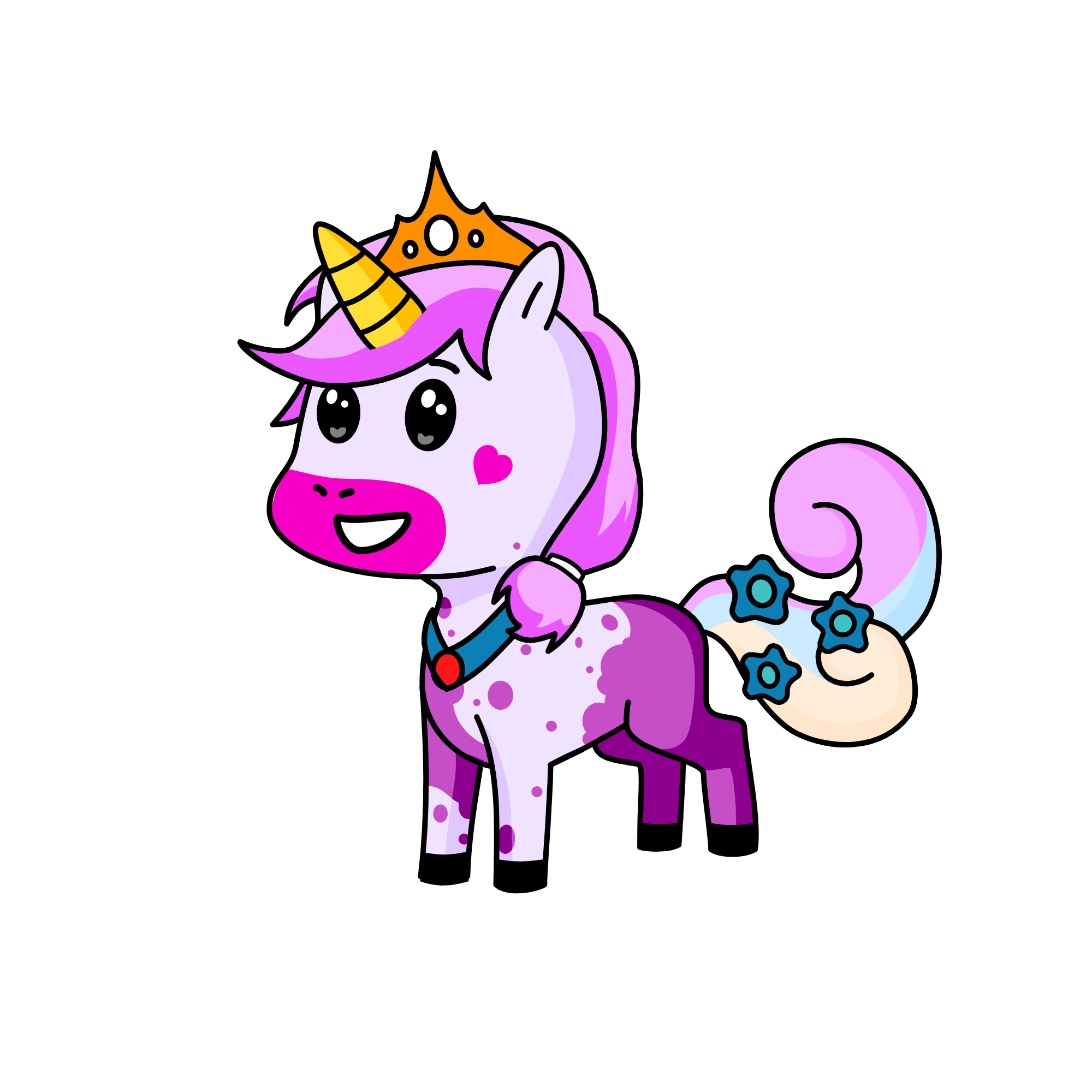 Shimmershine Moonbeam, the unicorn
