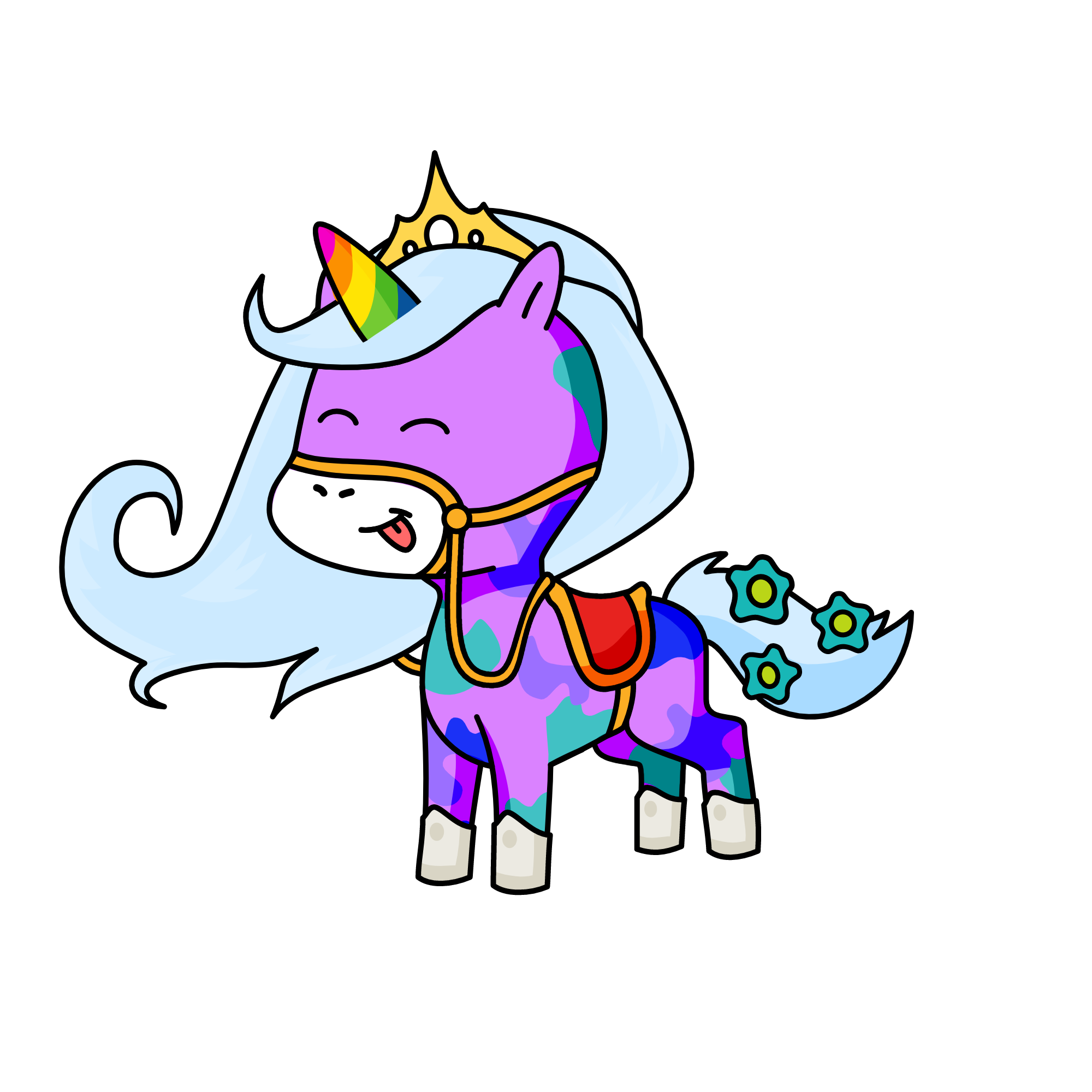 The Shimmerstone Moonbeam, the unicorn
