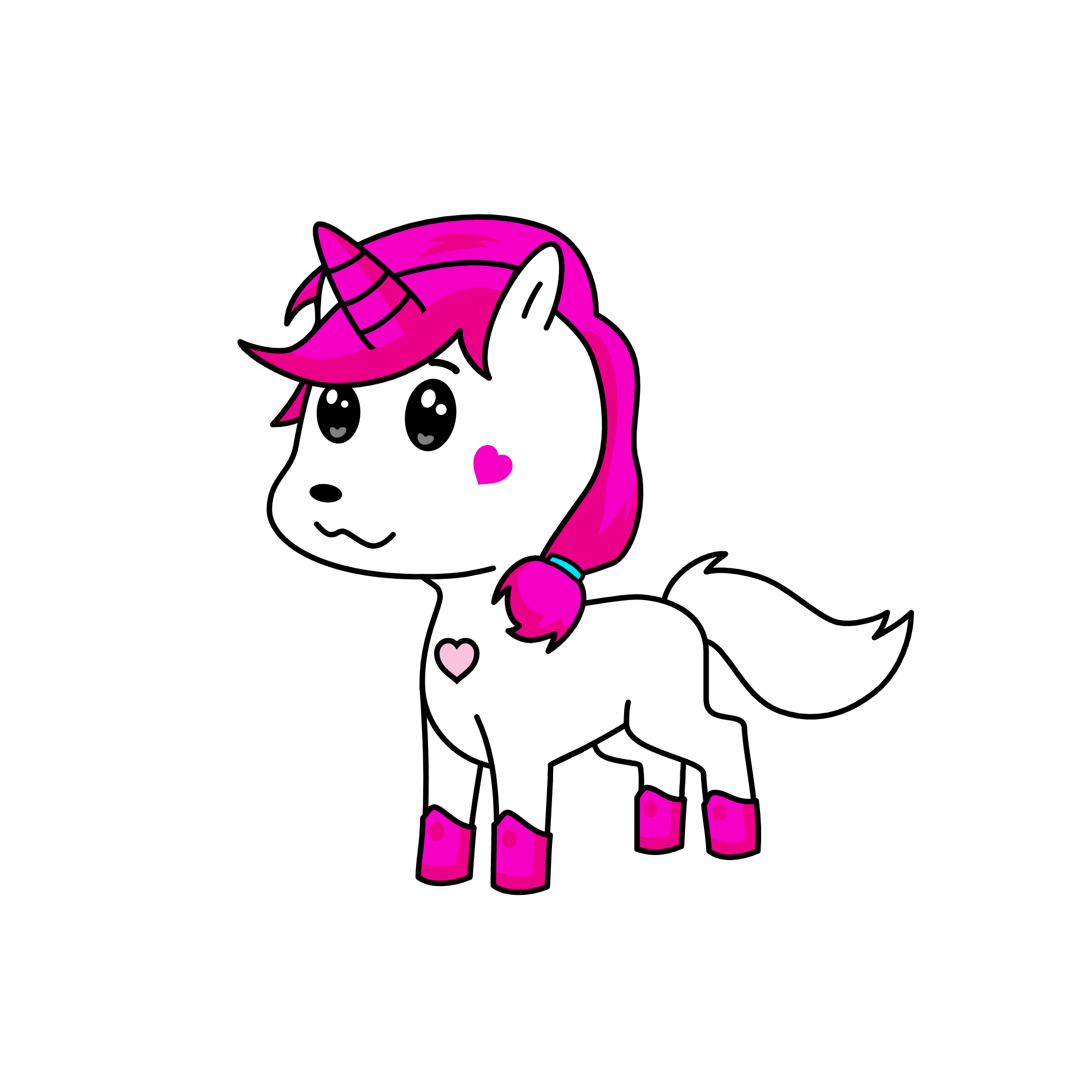 Cherry Blossmom, the unicorn
