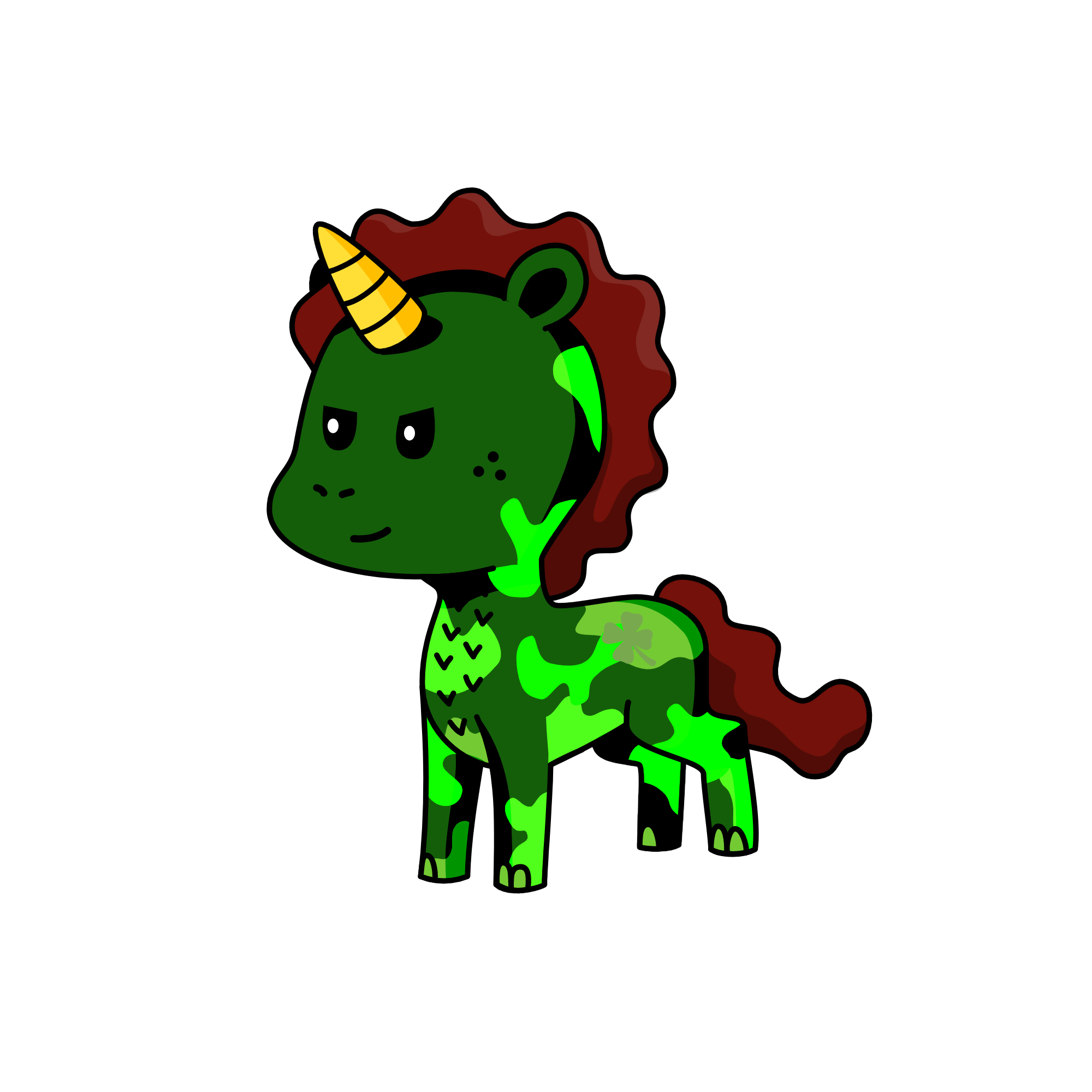 camo, the unicorn