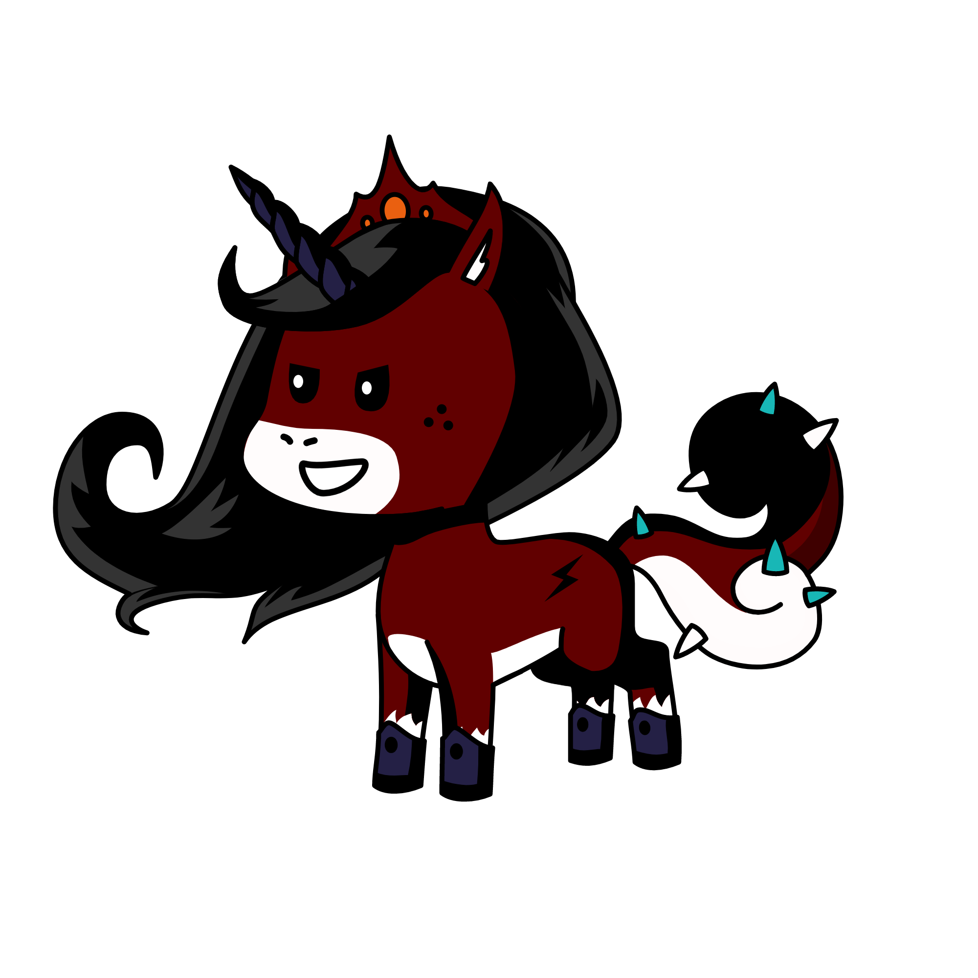 BARBLA ,THE GHOST, the unicorn