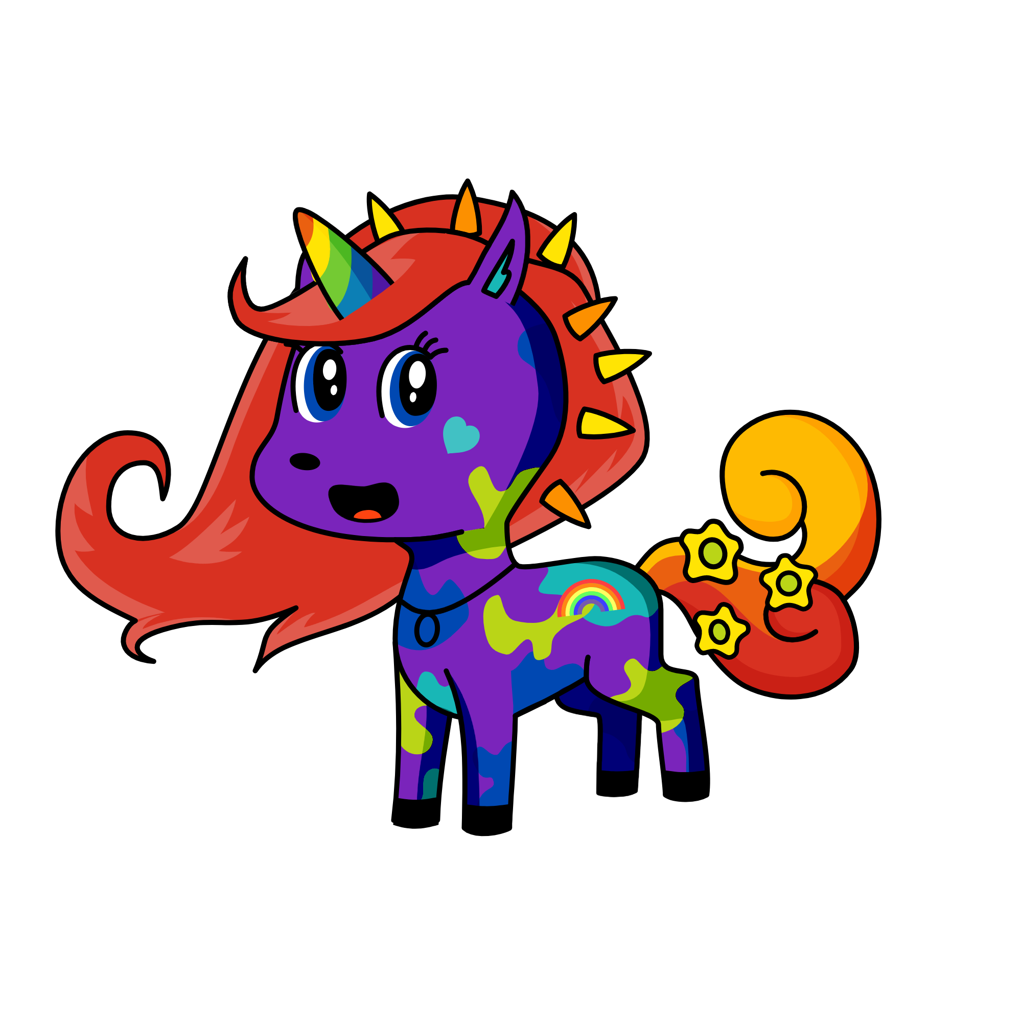 #EVERYBODYJUSTLOVEEACHOTHERPLEAS!, the unicorn