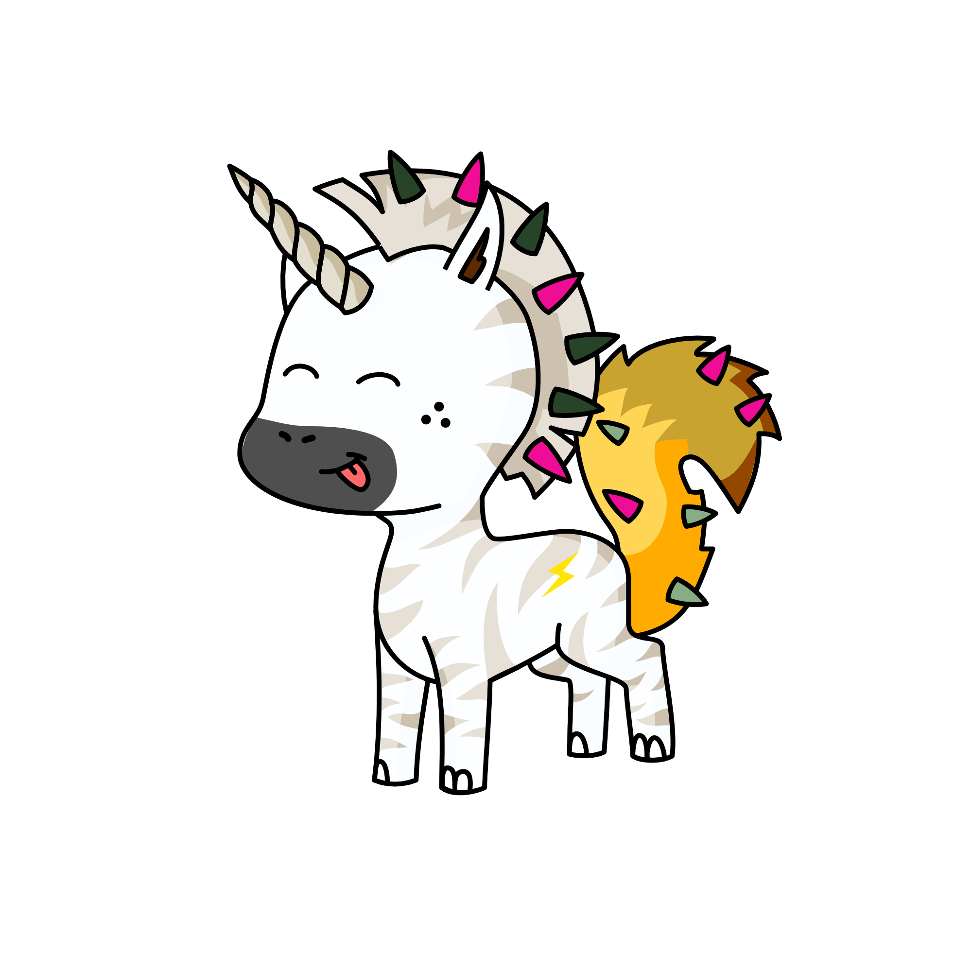Spike, the unicorn