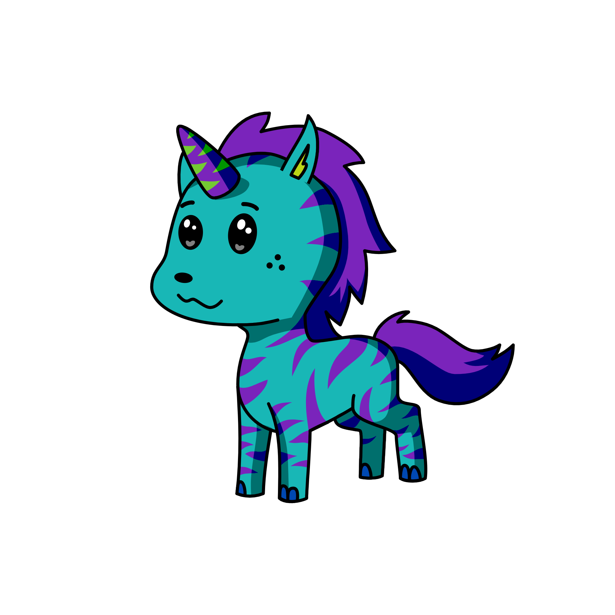 Zebracorn, the unicorn