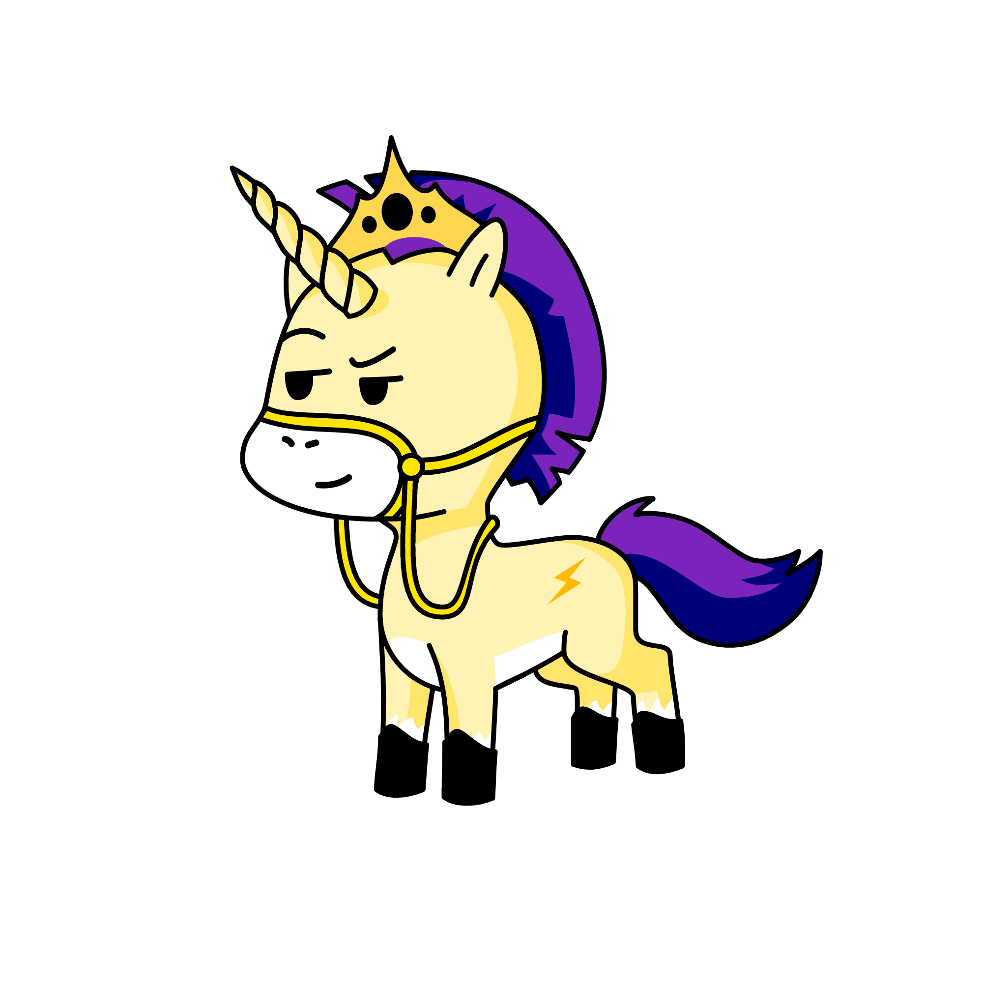 Prince Flash, the unicorn