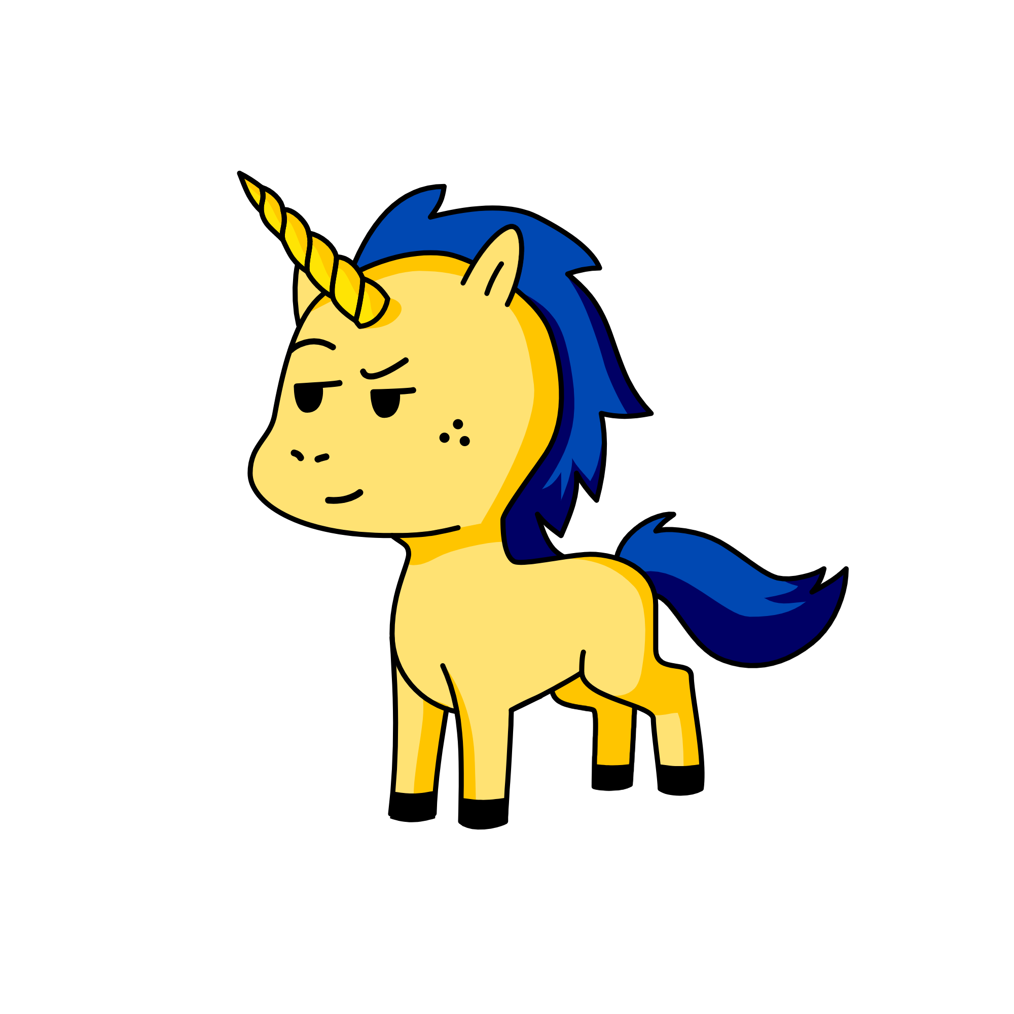 Prince Flash, the unicorn