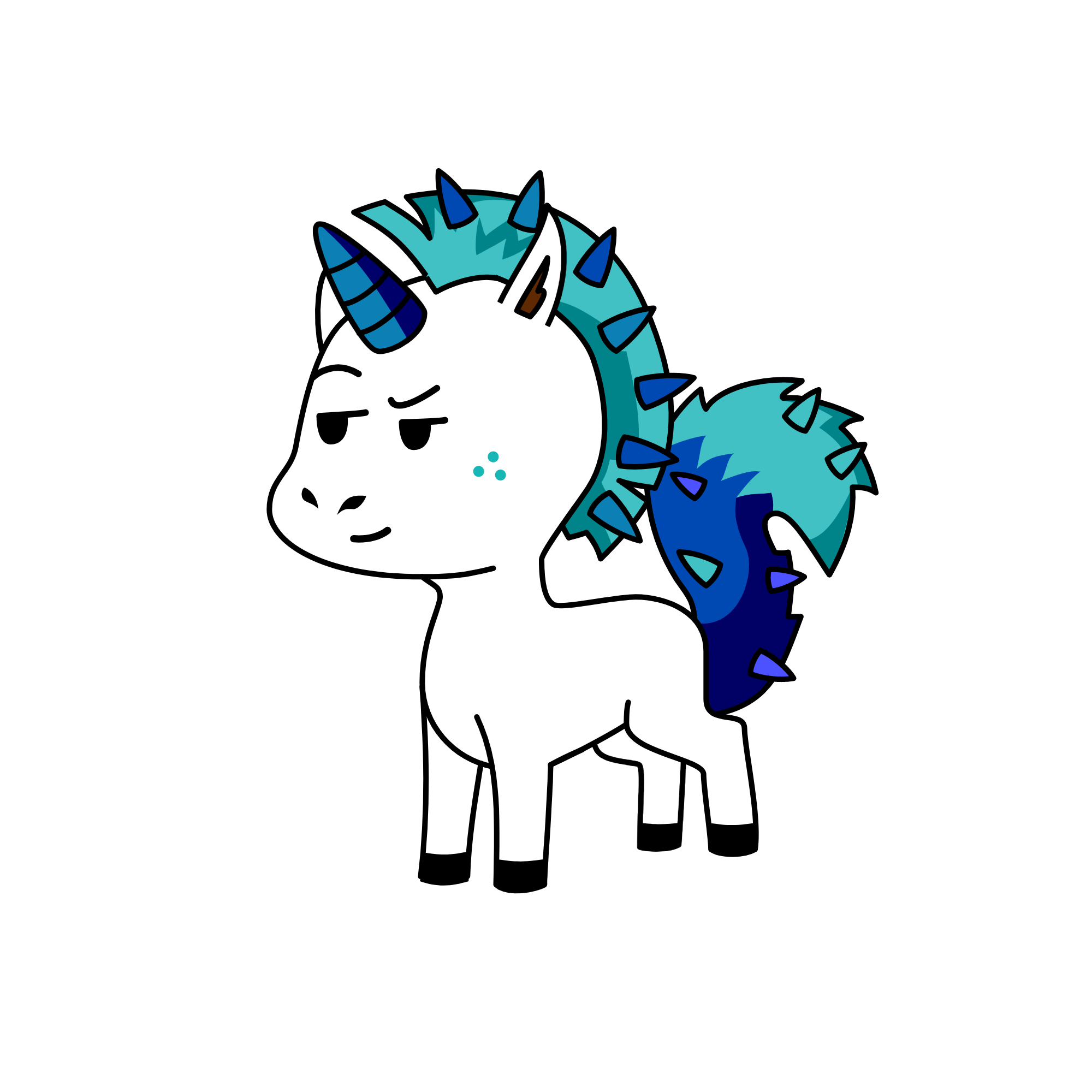 blue moon, the unicorn