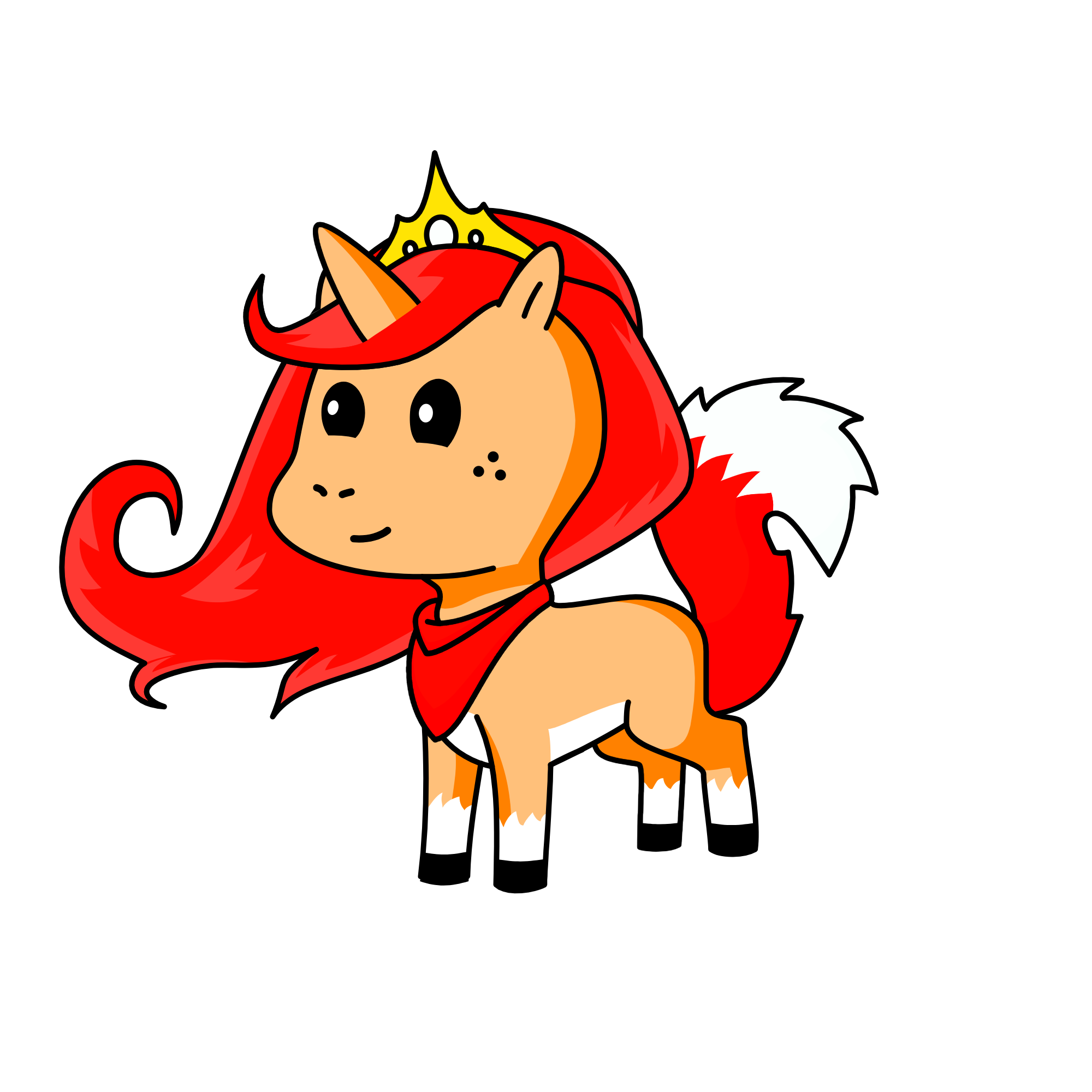 Little Princess Foxy, the unicorn