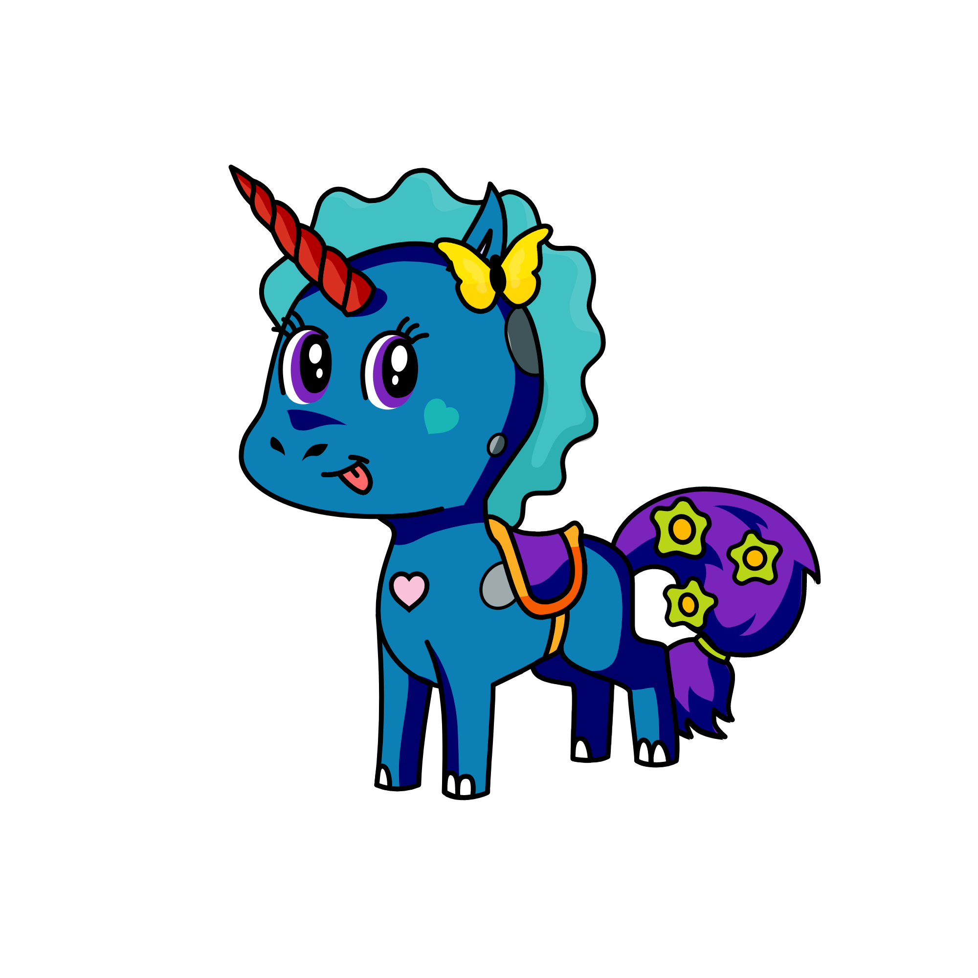 Beautiful, the unicorn