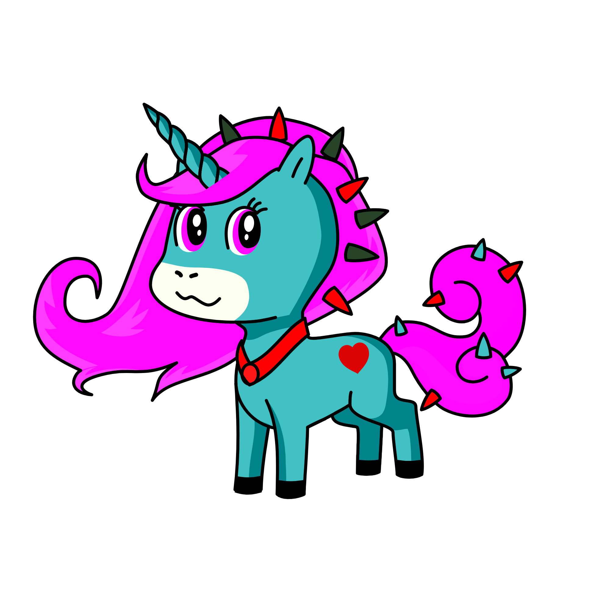 ريكي, the unicorn