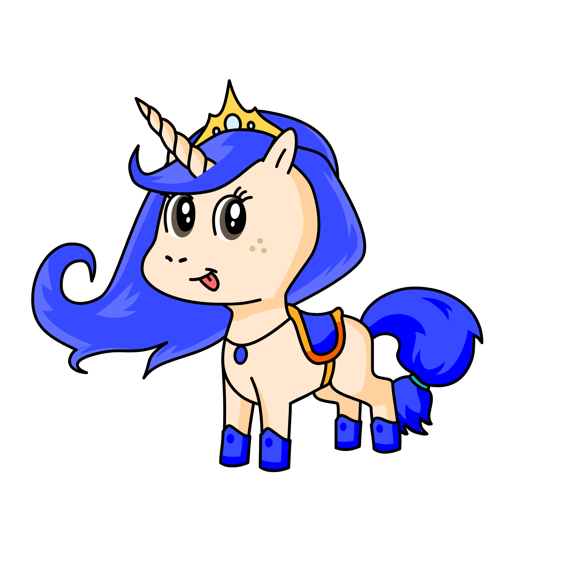 Funneh, the unicorn