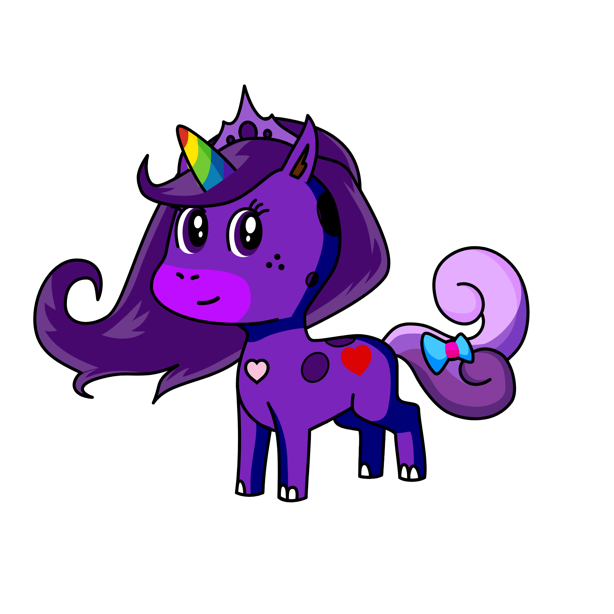 Night Shadow, the unicorn