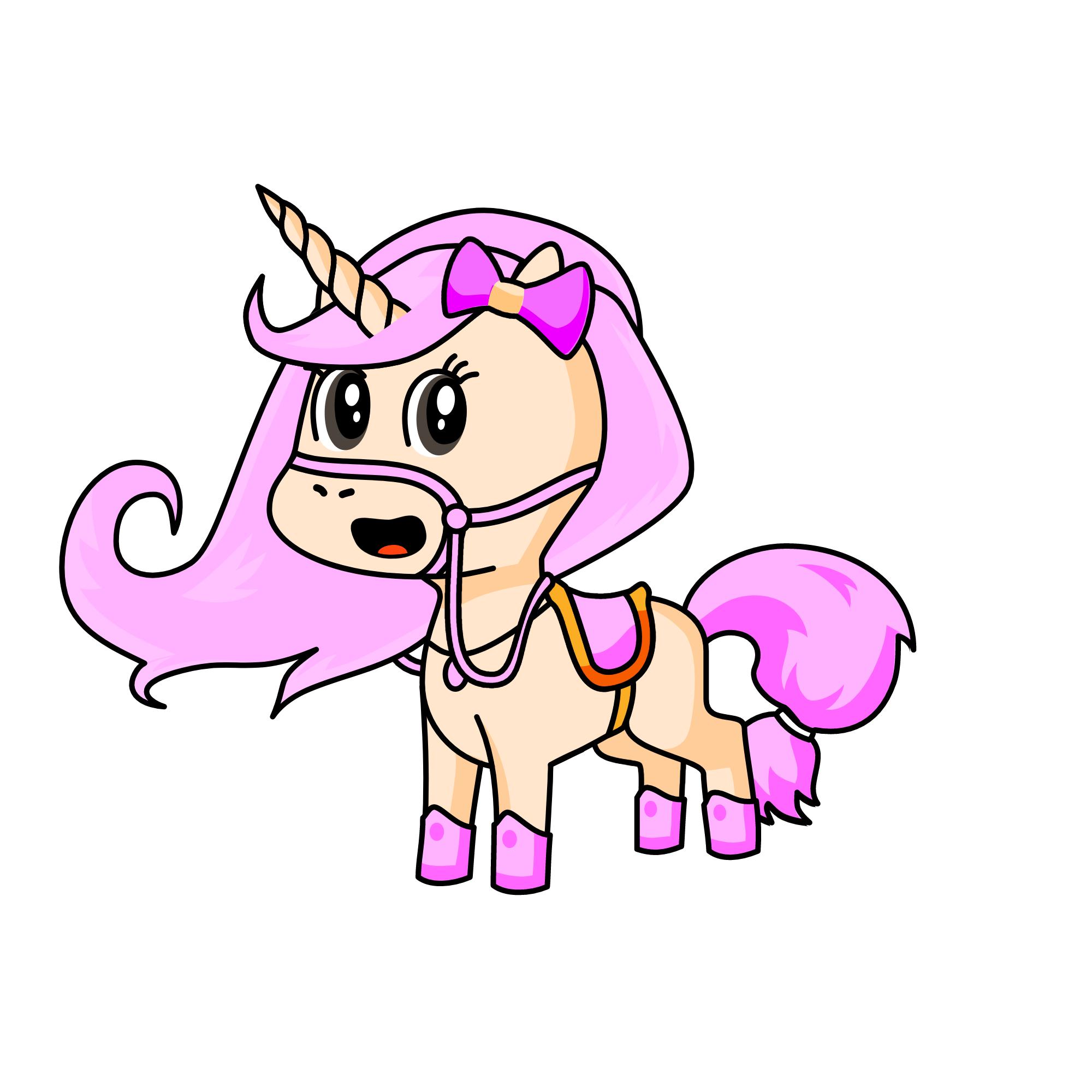 Rainbow, the unicorn