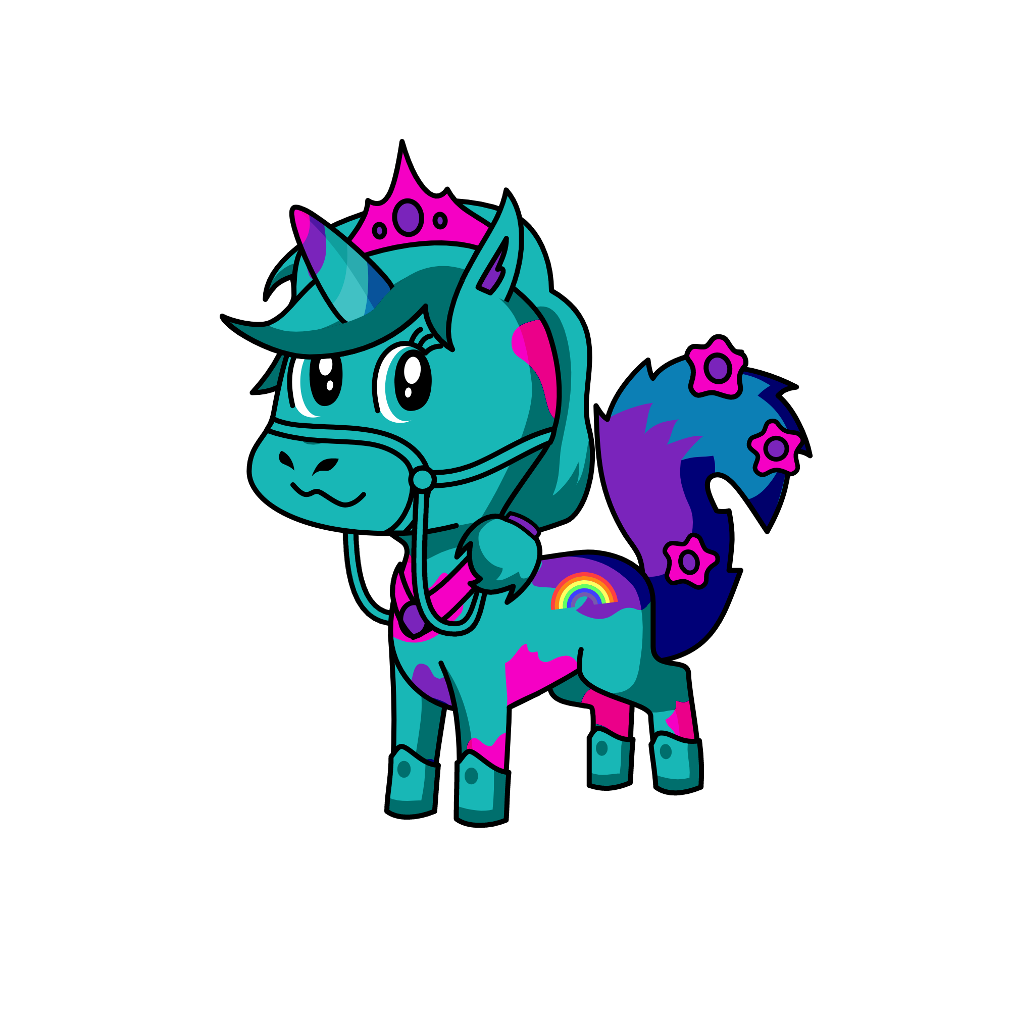 Crystal, the unicorn