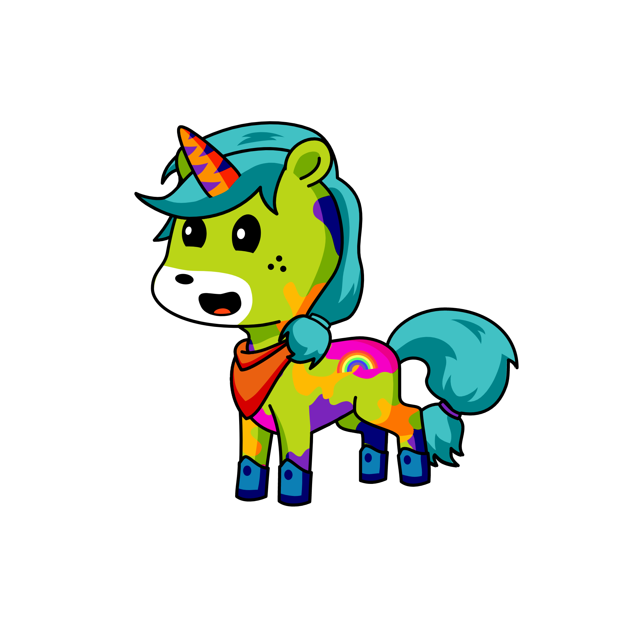 Rainy, the unicorn