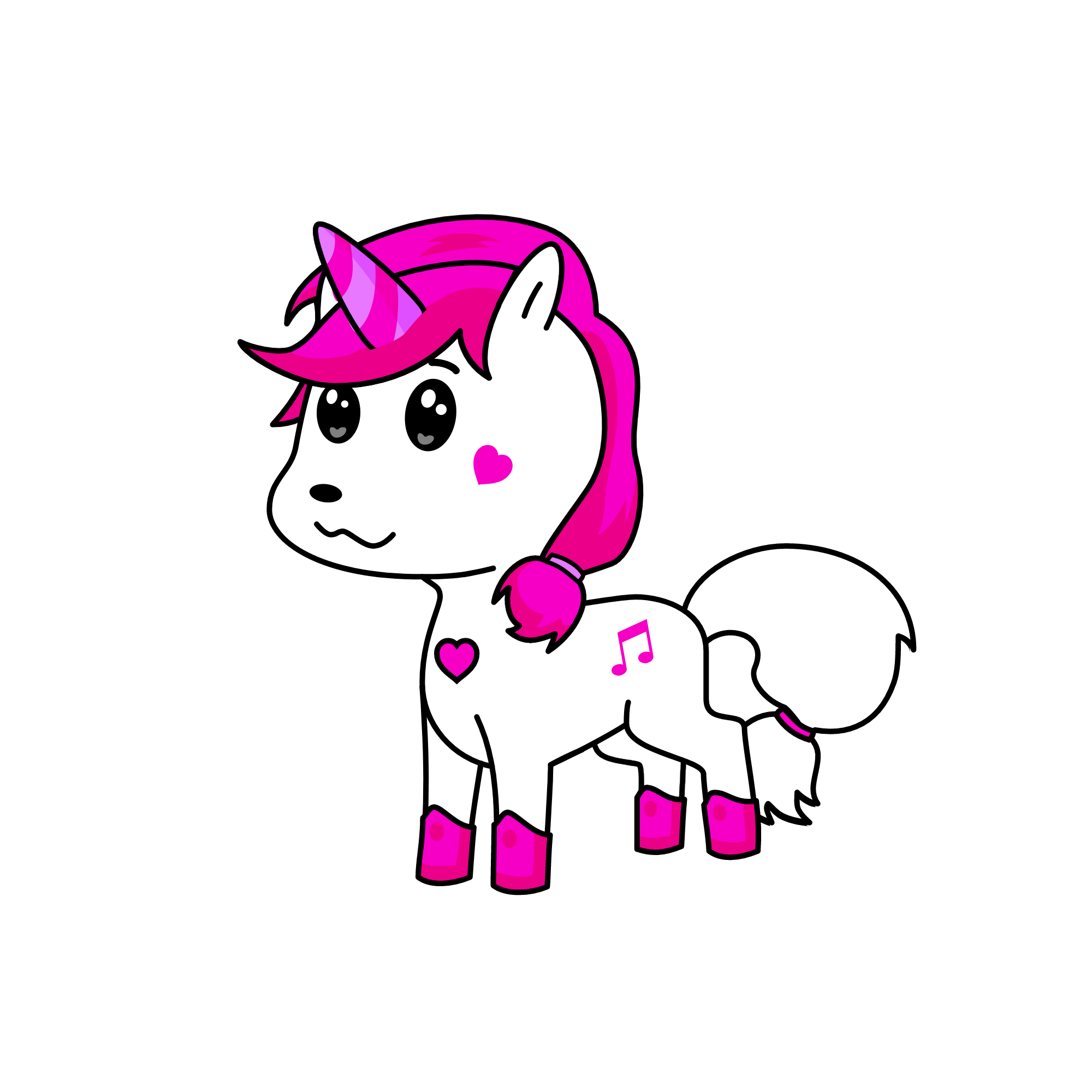 Princess Hazel, the unicorn